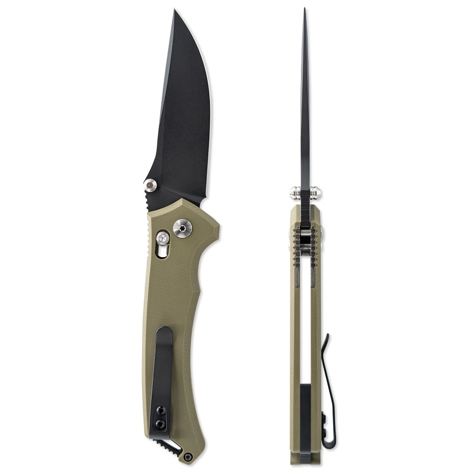 Toor Draper AXIS Lock Folding Knife OD Magnacut/G-10 DRAPERODG View 1