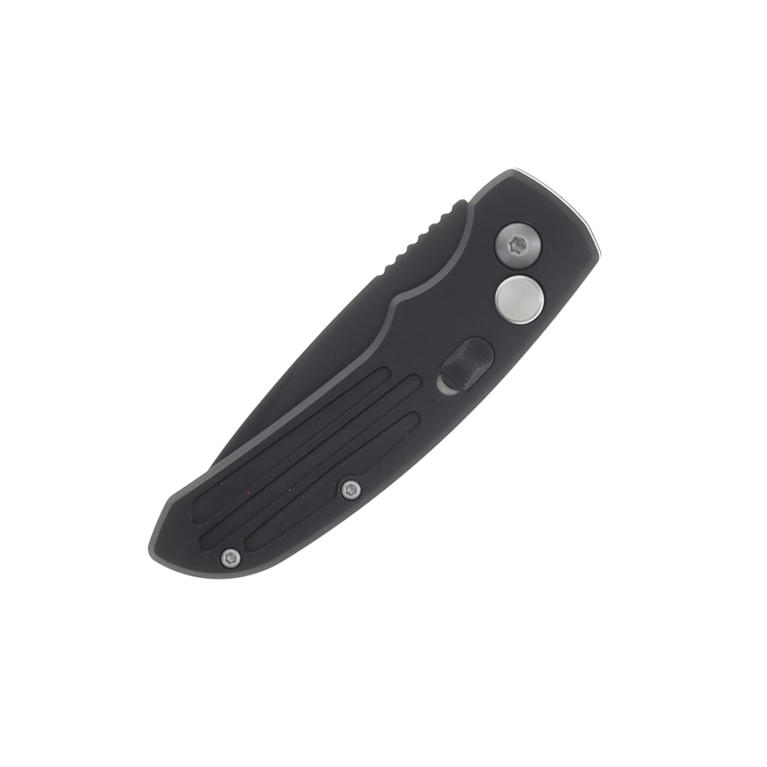 Smith & Wesson ExtremeOps Jr. Push Button OTS Auto Knife-Tanto Plain Blade-All Black WNS-WSW-40BT View 4