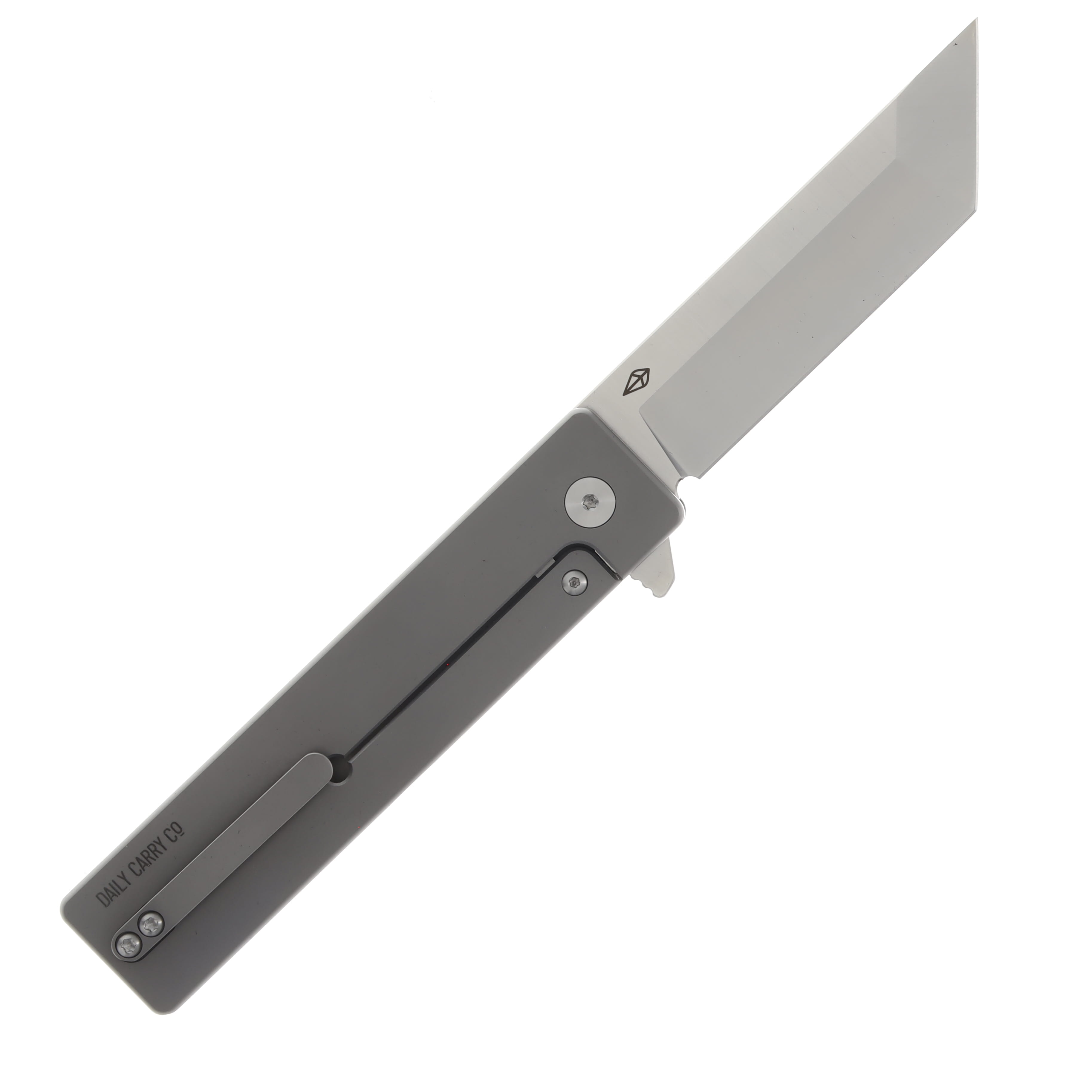 Daily Carry Co Vanguard Pro Folding Knife Titanium 3.39in Tanto DCVANPRO View 2