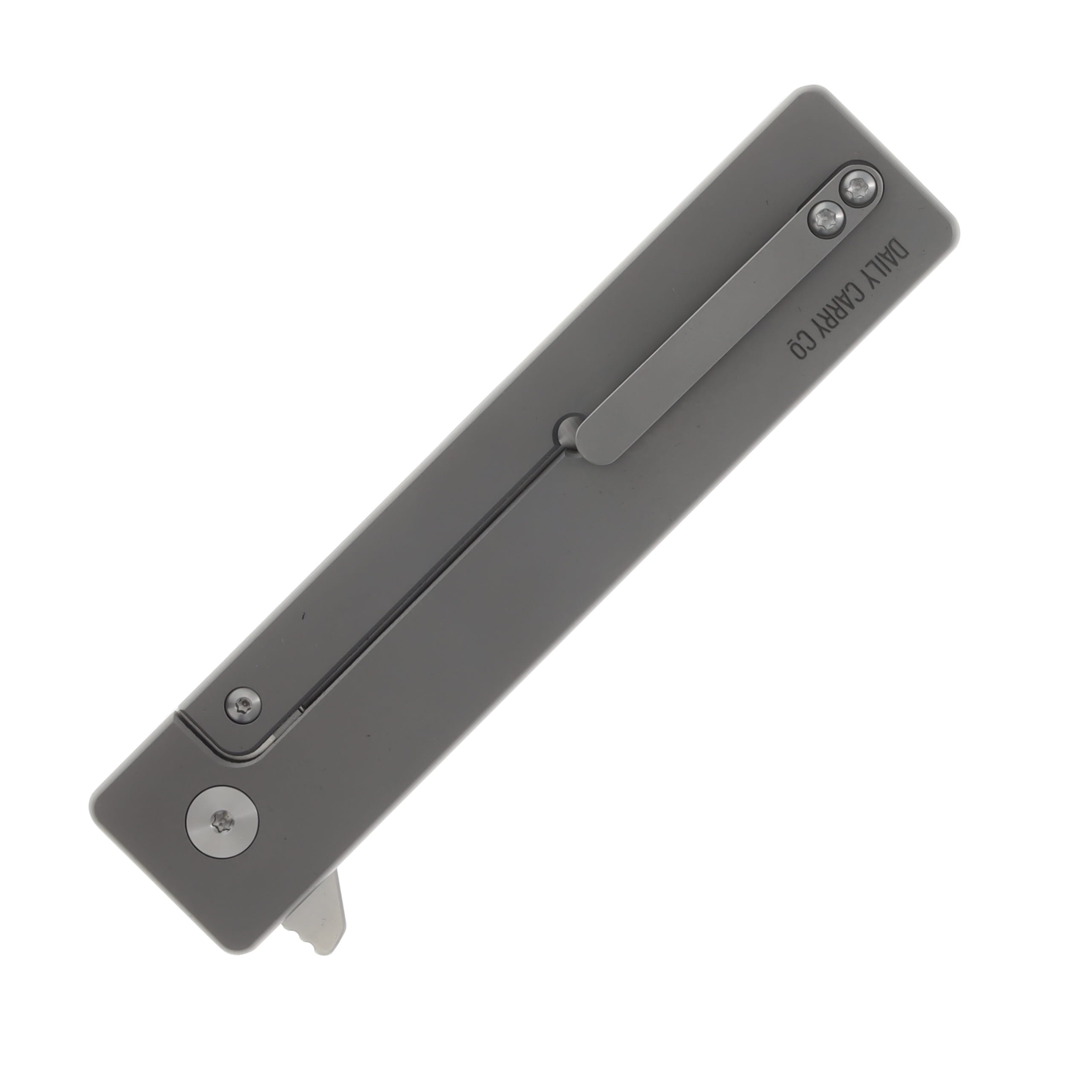 Daily Carry Co Vanguard Pro Folding Knife Titanium 3.39in Tanto DCVANPRO View 4