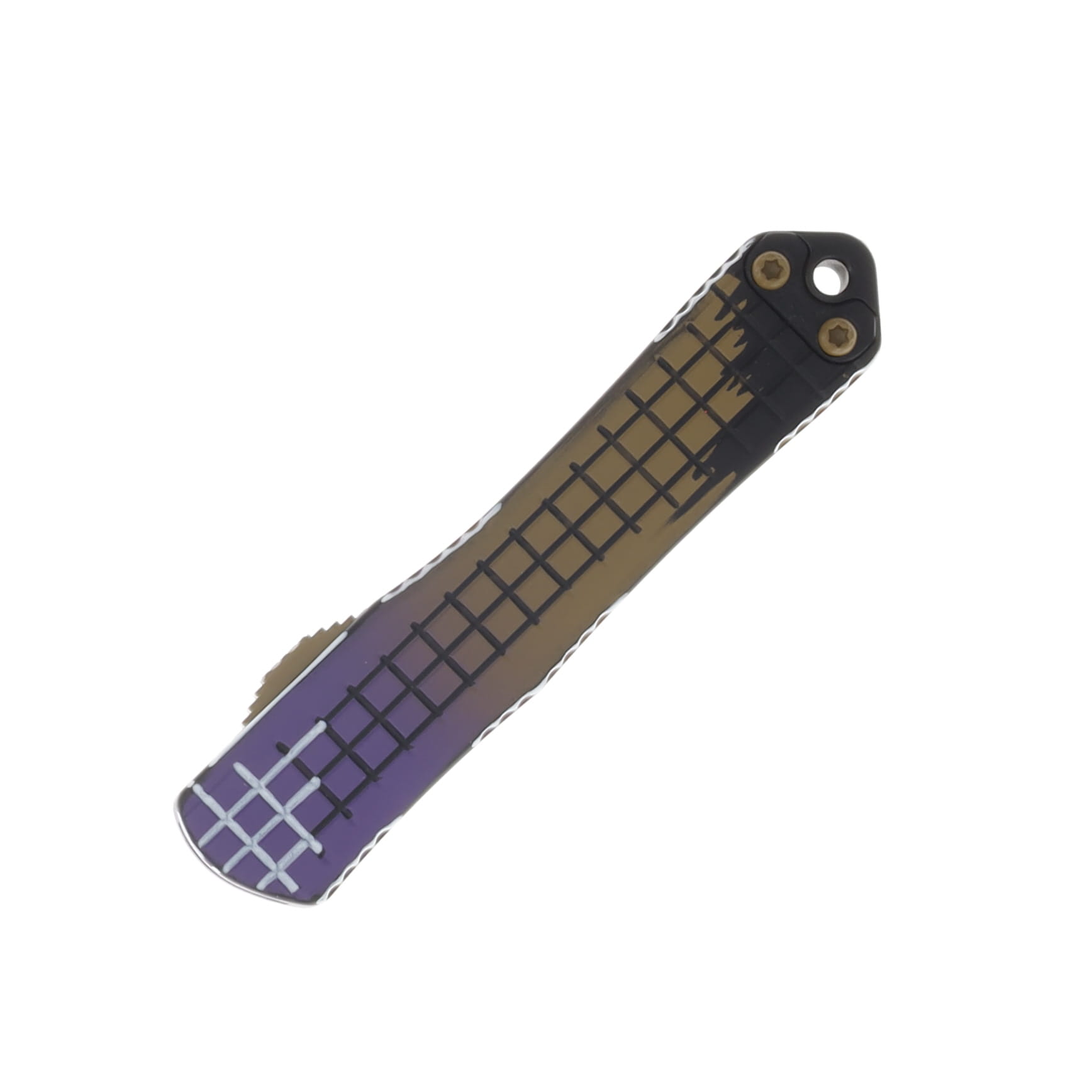 Heretic Manticore S SMKW Exclusive OTF Automatic Tanto Cel Shaded PB&J Peanut Butter and Jelly H023-CS-PBJ View 3