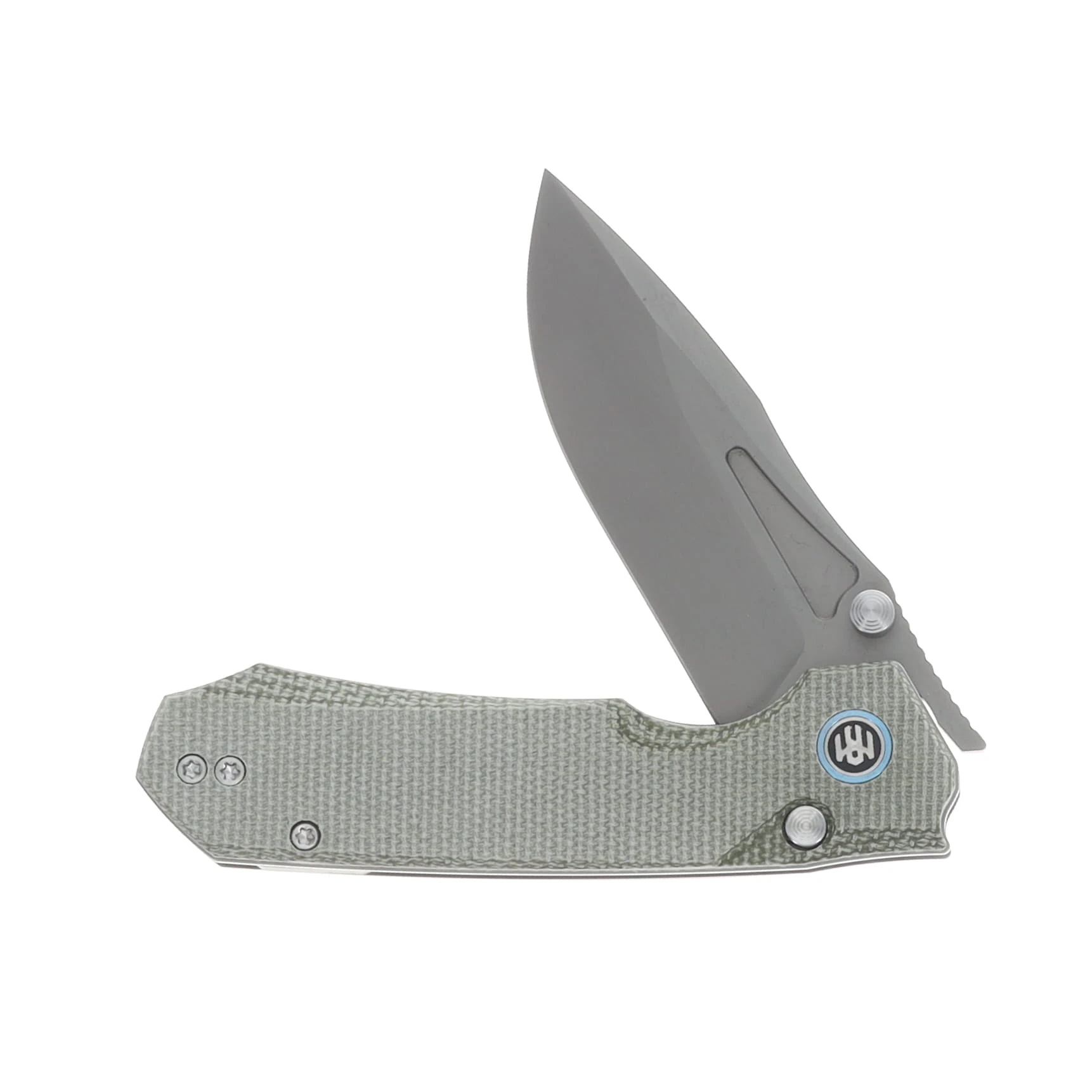 Remette Knives Rhino Micarta Handle Stonewash 14C28N Blade MC25A View 3
