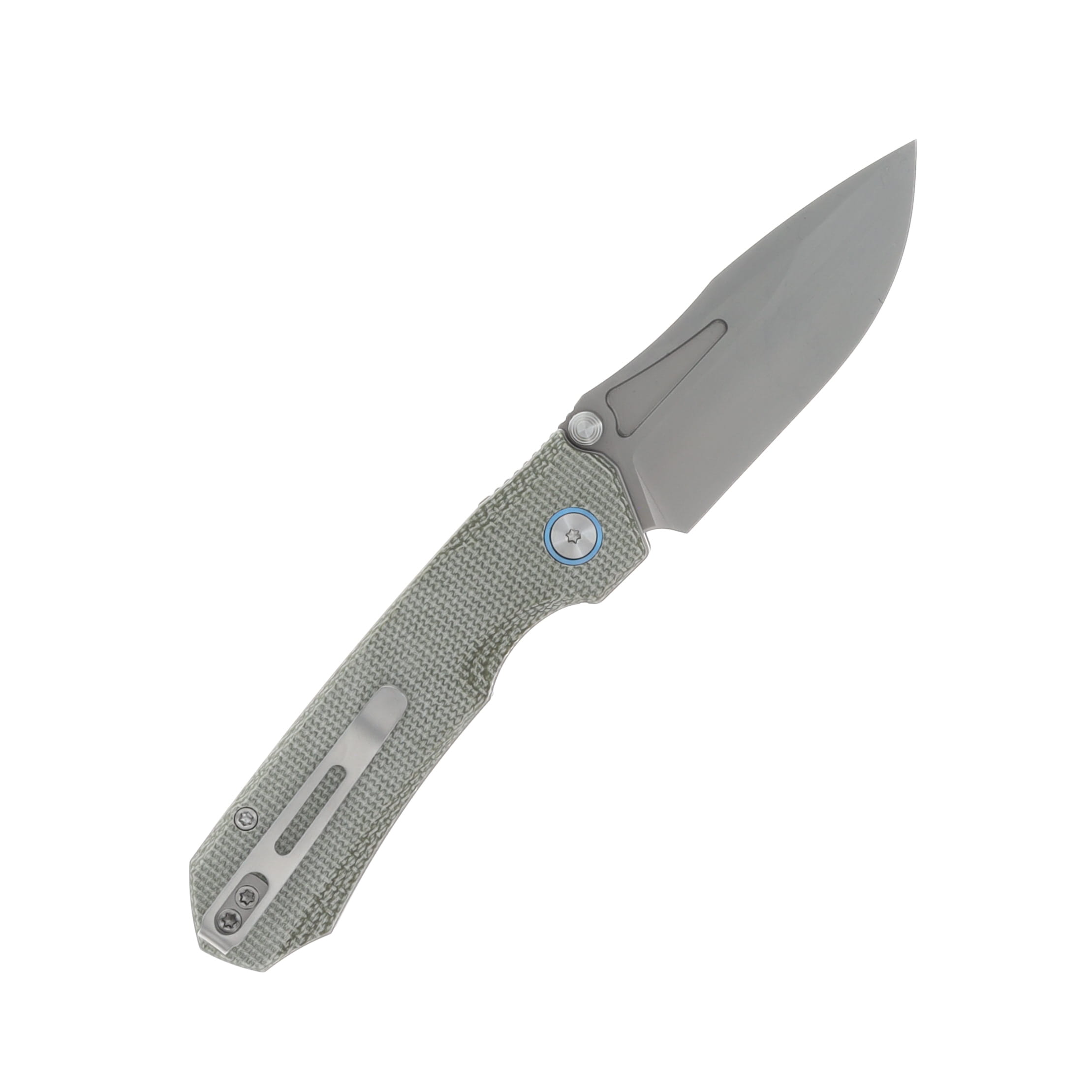 Remette Knives Rhino Micarta Handle Stonewash 14C28N Blade MC25A View 2