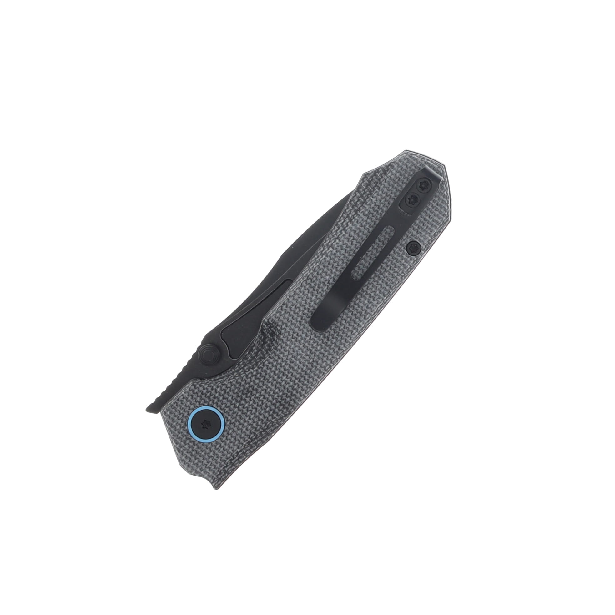 Remette Knives Rhino Black Micarta Handle Black Stonewash 14C28N Blade MC25B View 5