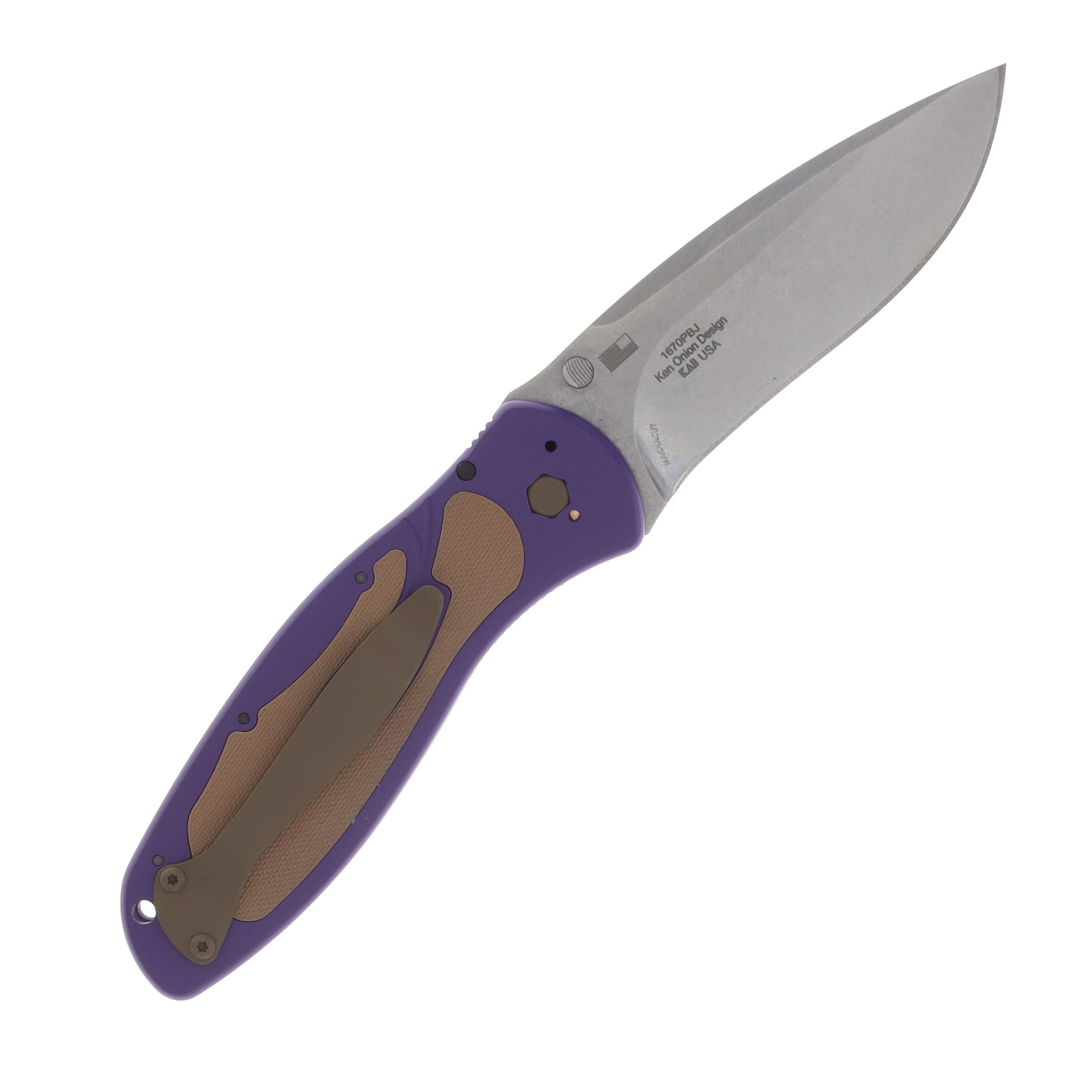 Kershaw SMKW Exclusive Blur PB & J Sammich Warrior Purple Handle