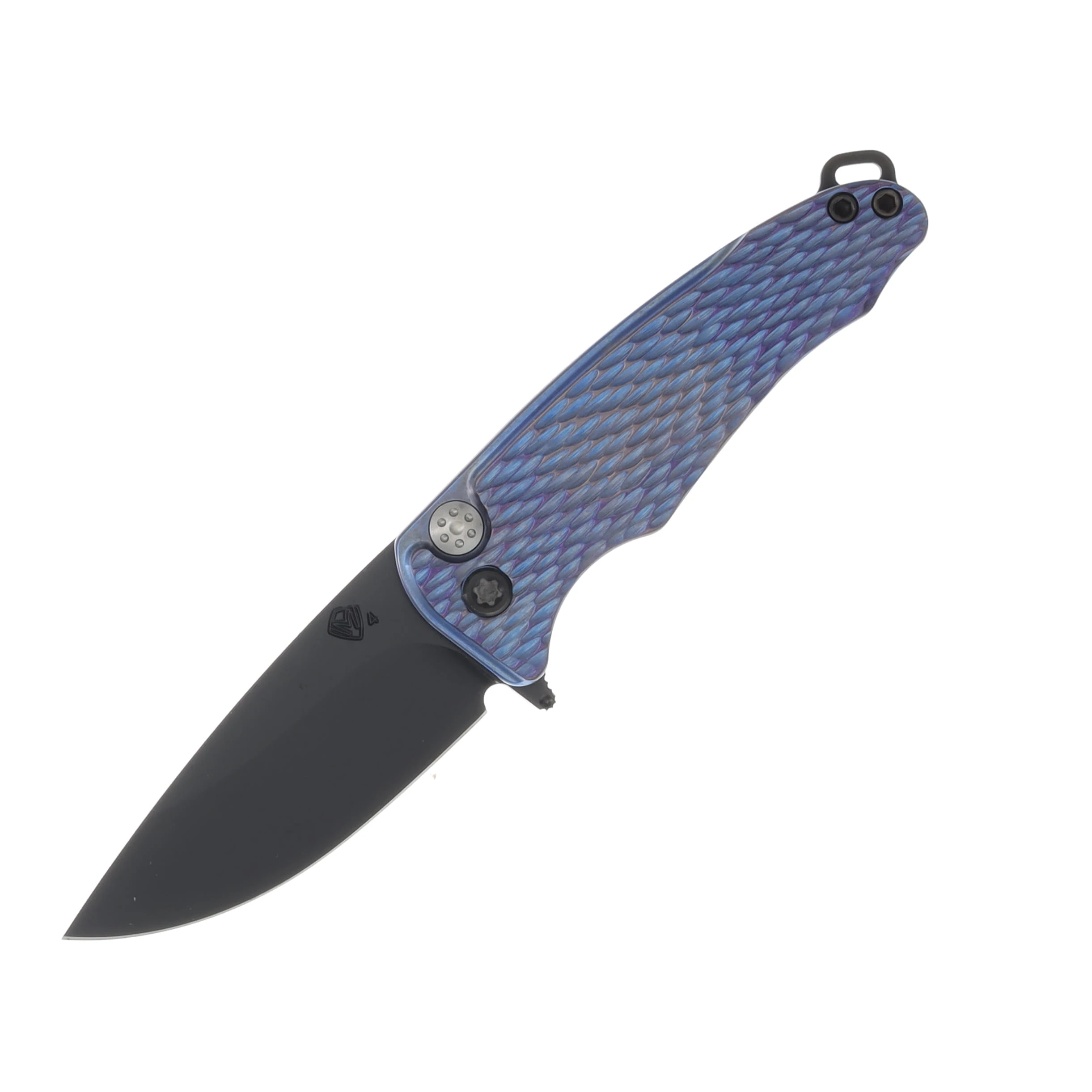 Medford Smooth Criminal Blue - Violet DragonSkin 3n Plain DLC D MK394PQ-38A3-TPCP-BProp Point Black Hardware DLC Clip View 1