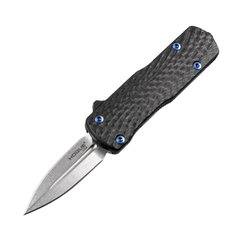 Hogue Micro Counterstrike Collector's Series OTF Automatic Tumbled Dagger/Carbon Fiber and Black Aluminum AUHG34892-LIM View 1