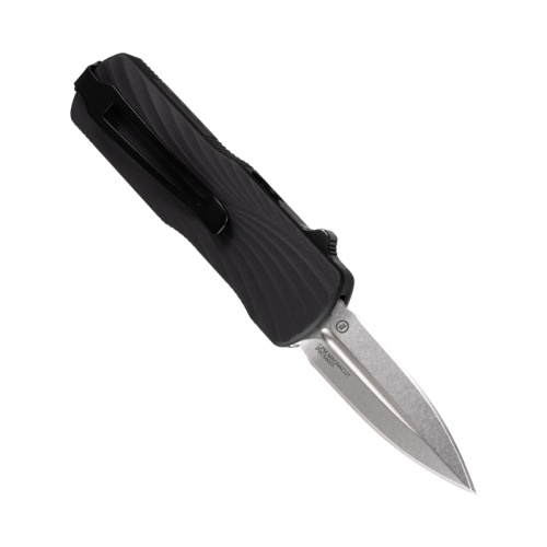 Hogue Micro Counterstrike Collector's Series OTF Automatic Tumbled Dagger/Carbon Fiber and Black Aluminum AUHG34892-LIM View 2