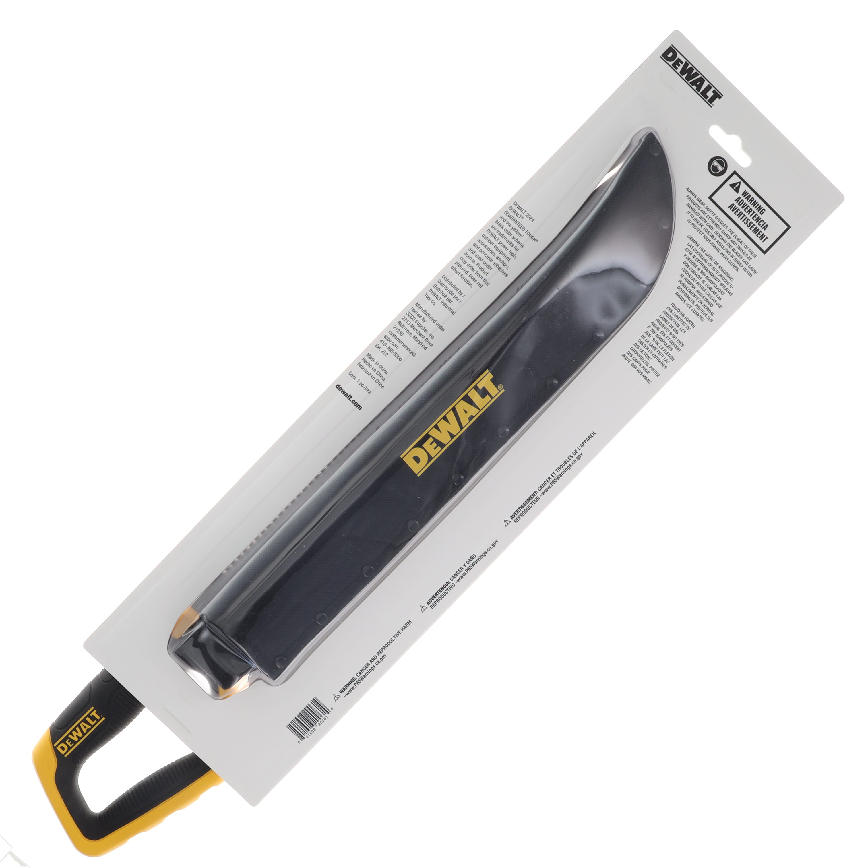 Dewalt MA61 D-Guard Machete Fixed Knife DXKNMA61 View 7
