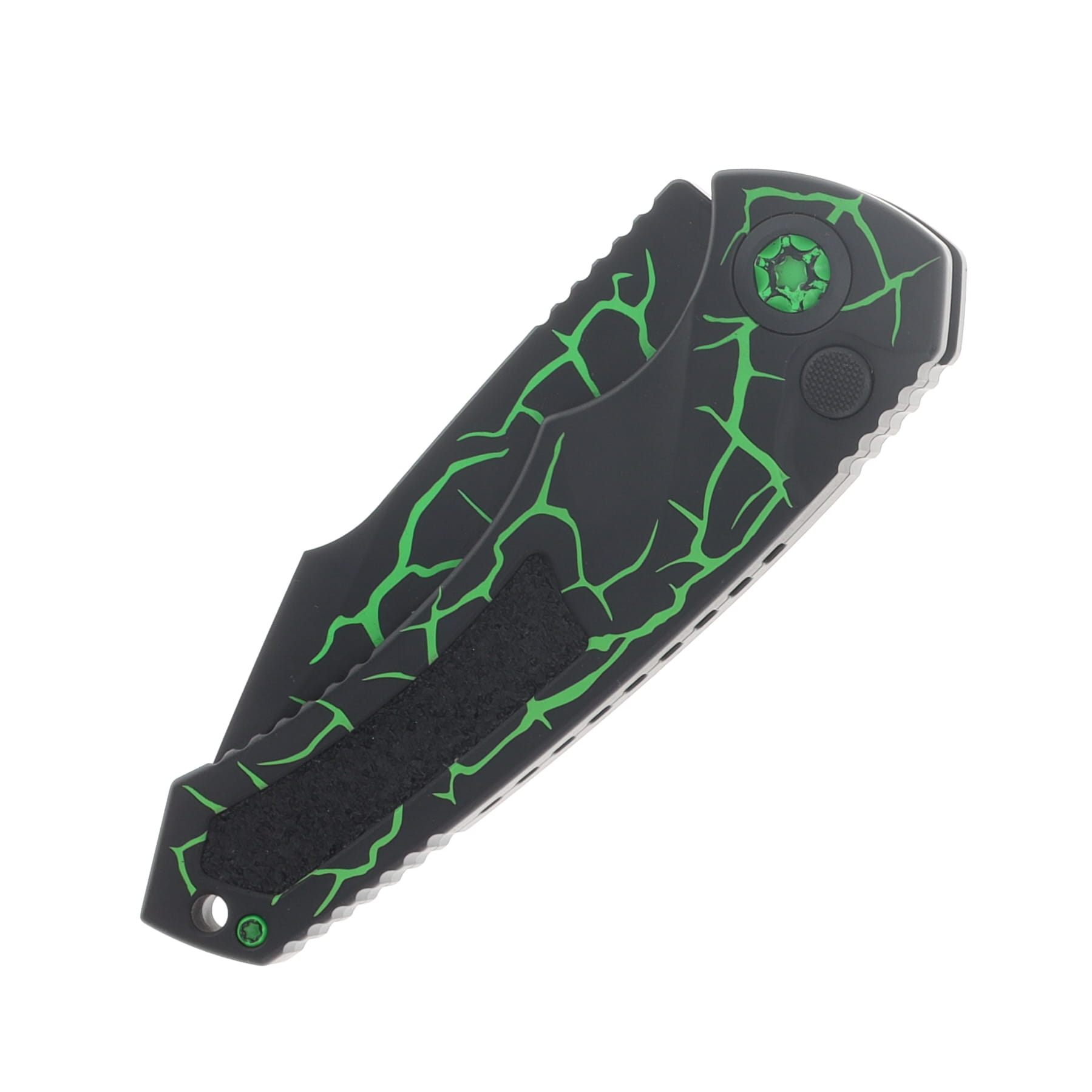 Heretic Pariah Magma Automatic Knife Toxic Green Magnacut H048-MAG-TX View 4