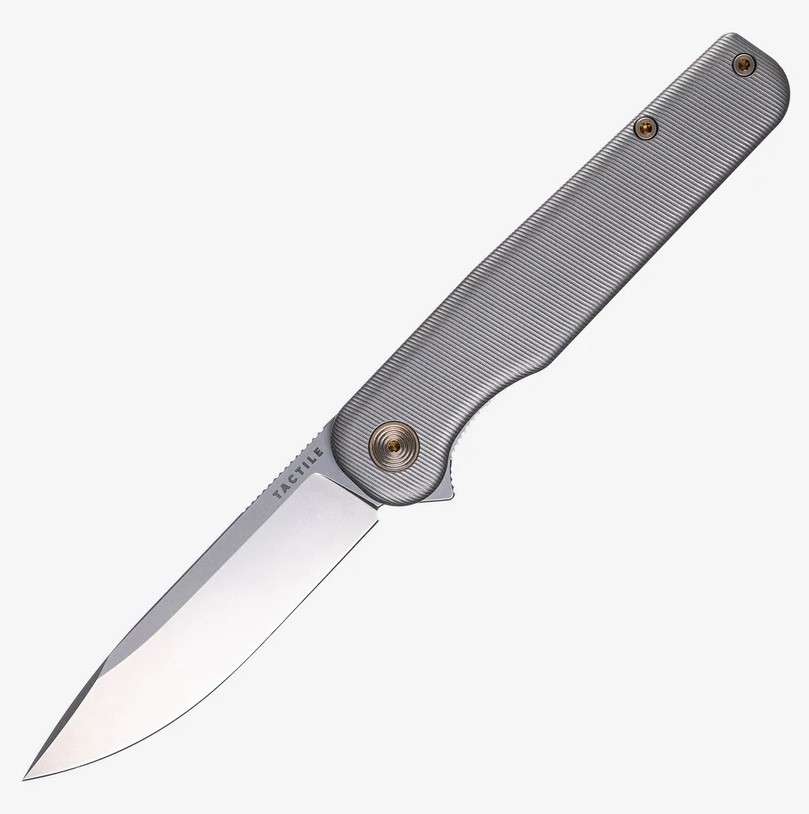 Tactile Rockwall Flipper Folding Knife Magnacut/Slate Gray Titanium 20-RW-MCST-TTBG View 1