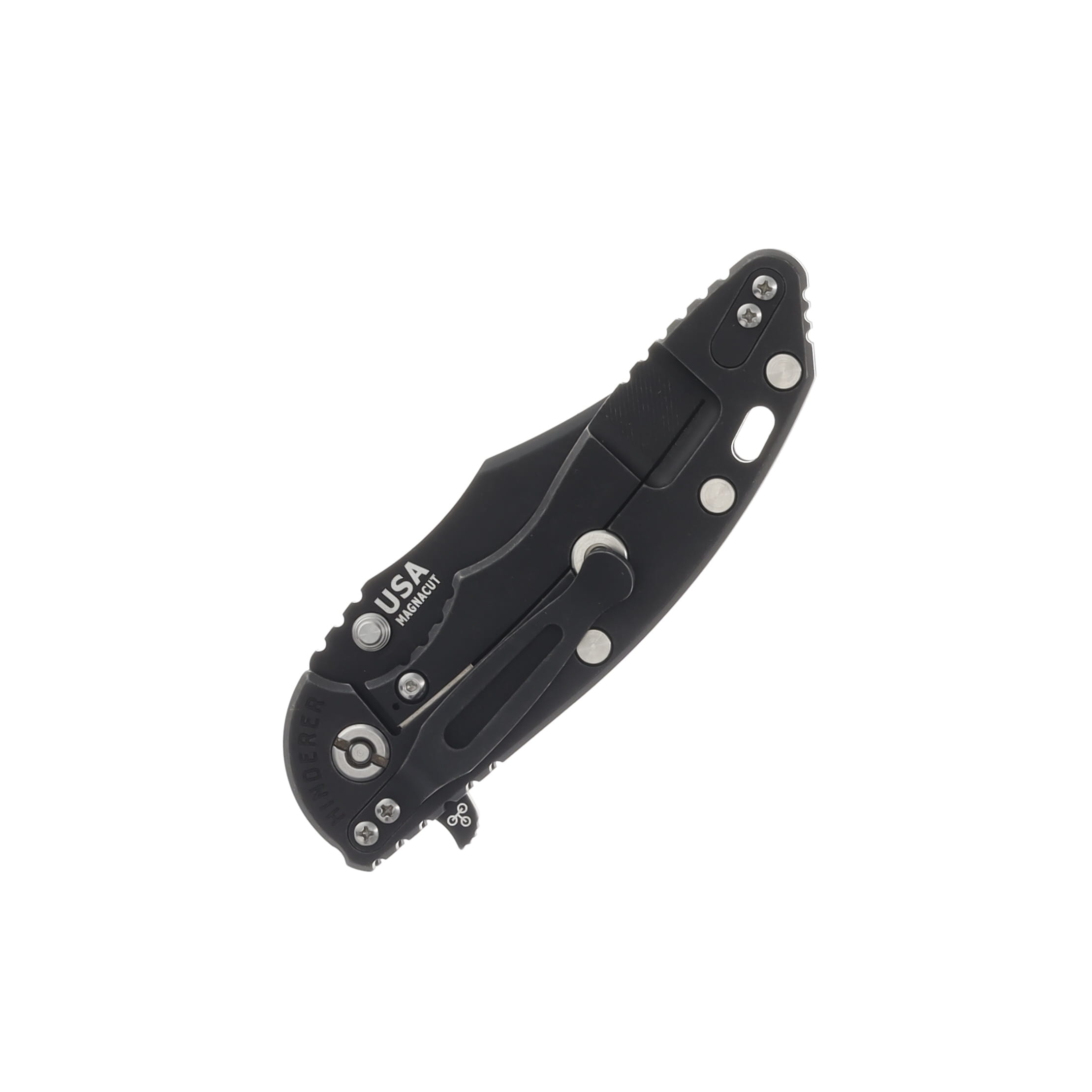 Hinderer 3.5 XM-18 Bowie Black - Battle Black 3.5in Plain Black Bowie KXM35BOWMCDTWBBKBK View 4