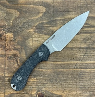 Bradford 3D Guardian 3 Fixed Knife 3.5in Plain Stonewash Drop Point BRAD3279 View 5