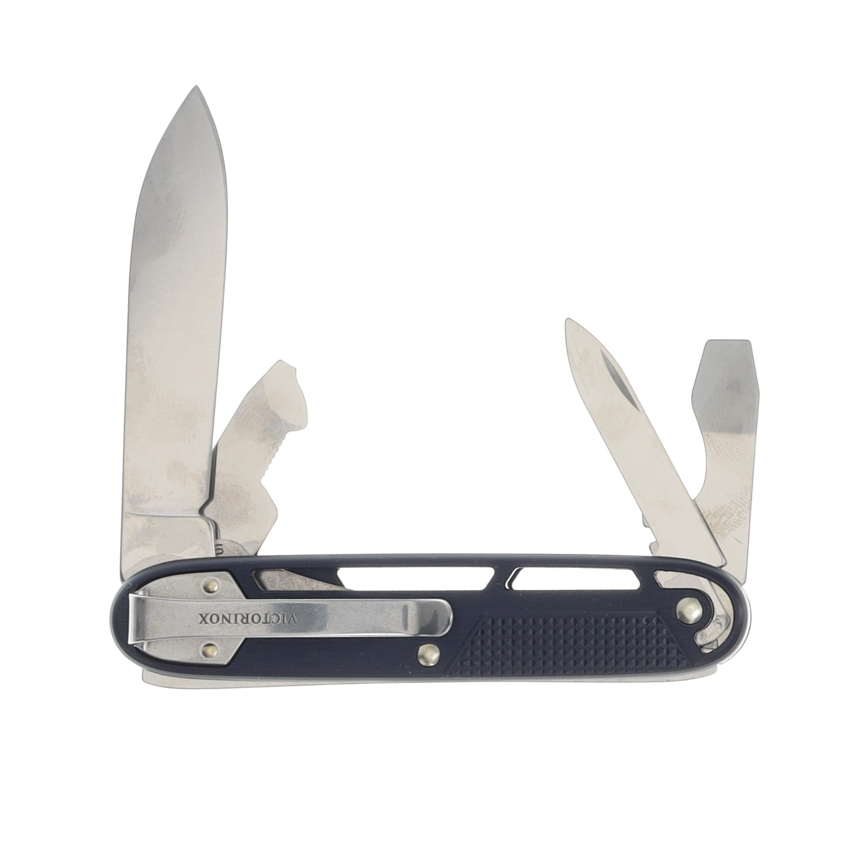 Victorinox Refined Alox Collection Synergy Folding Multi-Tool Blue Alox V0821622 View 2