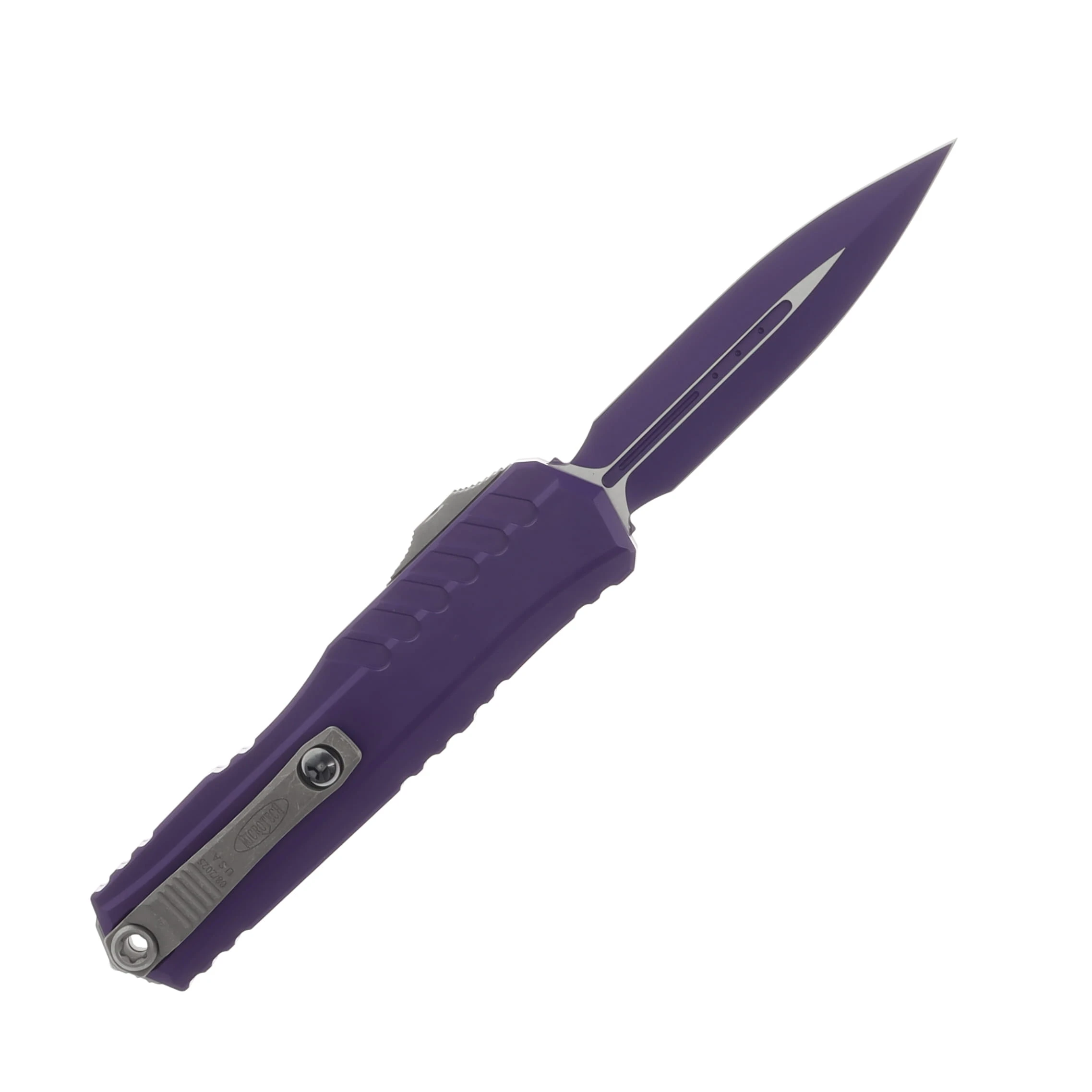 Microtech Cypher II OTF Auto D/E Standard Cerakote Purple AUMT12421PUC16Z13 View 2