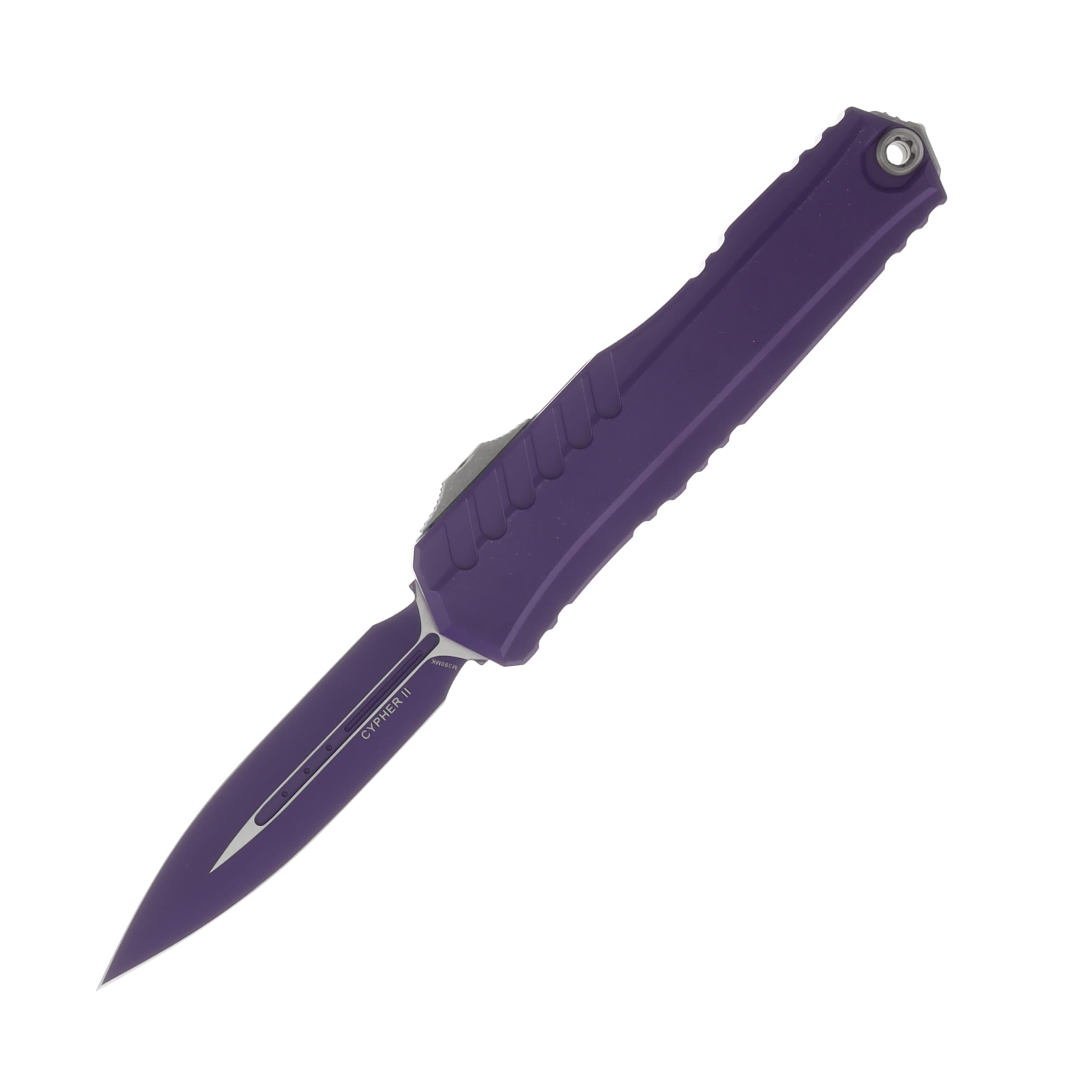 Microtech Cypher II OTF Auto D/E Standard Cerakote Purple AUMT12421PUC16Z13 View 1