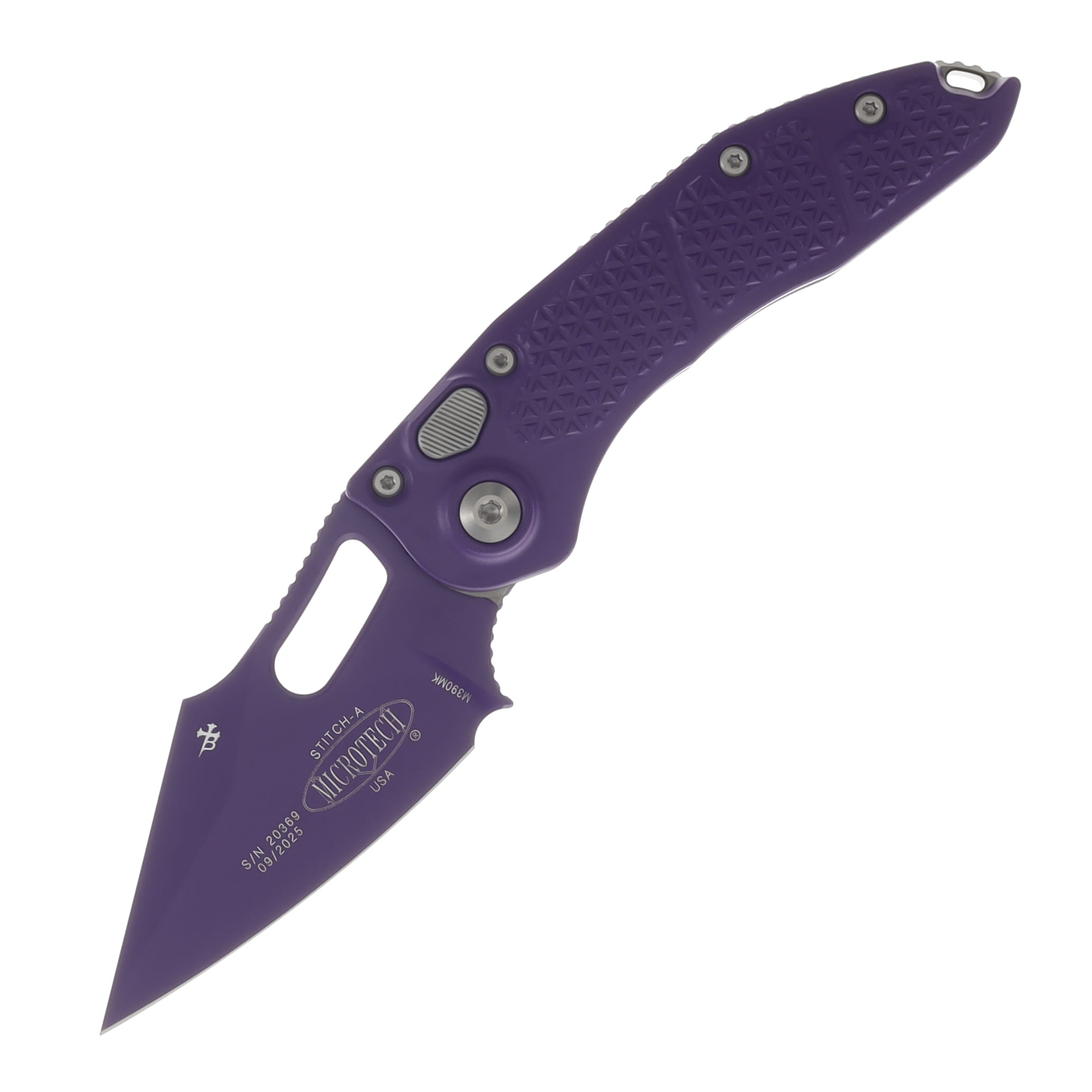 Microtech Stitch OTS Auto S/E Standard Cerakote Purple MT1691PUX16 View 1