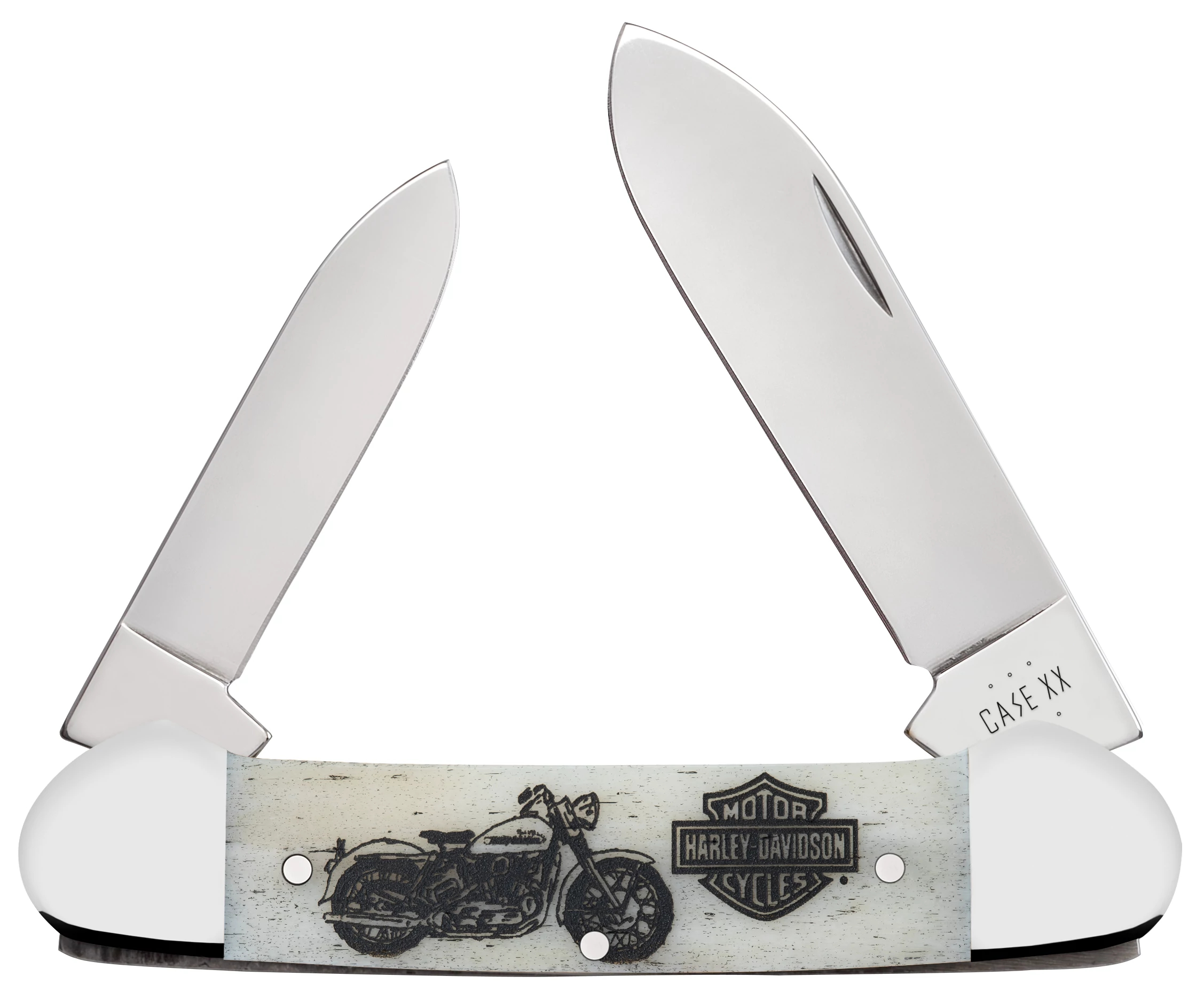Case Harley Natural Bone 62131 SS Canoe CA52271 View 1
