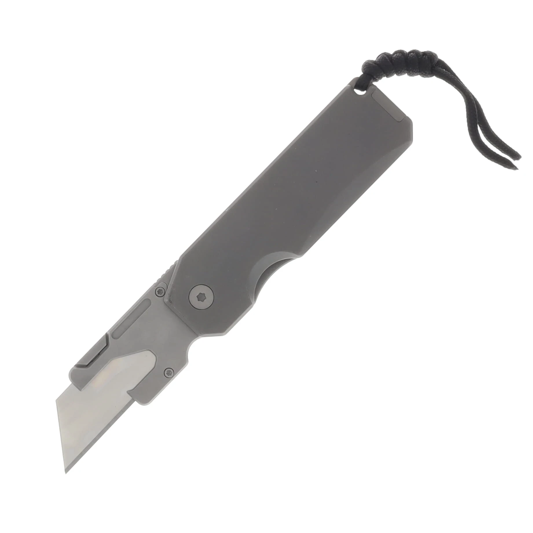 Big I Design Ti Utility Knife - Titanium Stonewashed BIGI12 View 1