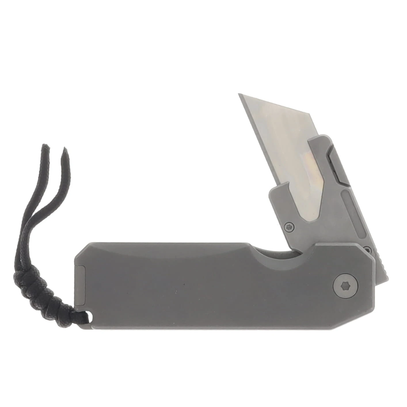 Big I Design Ti Utility Knife - Titanium Stonewashed BIGI12 View 4