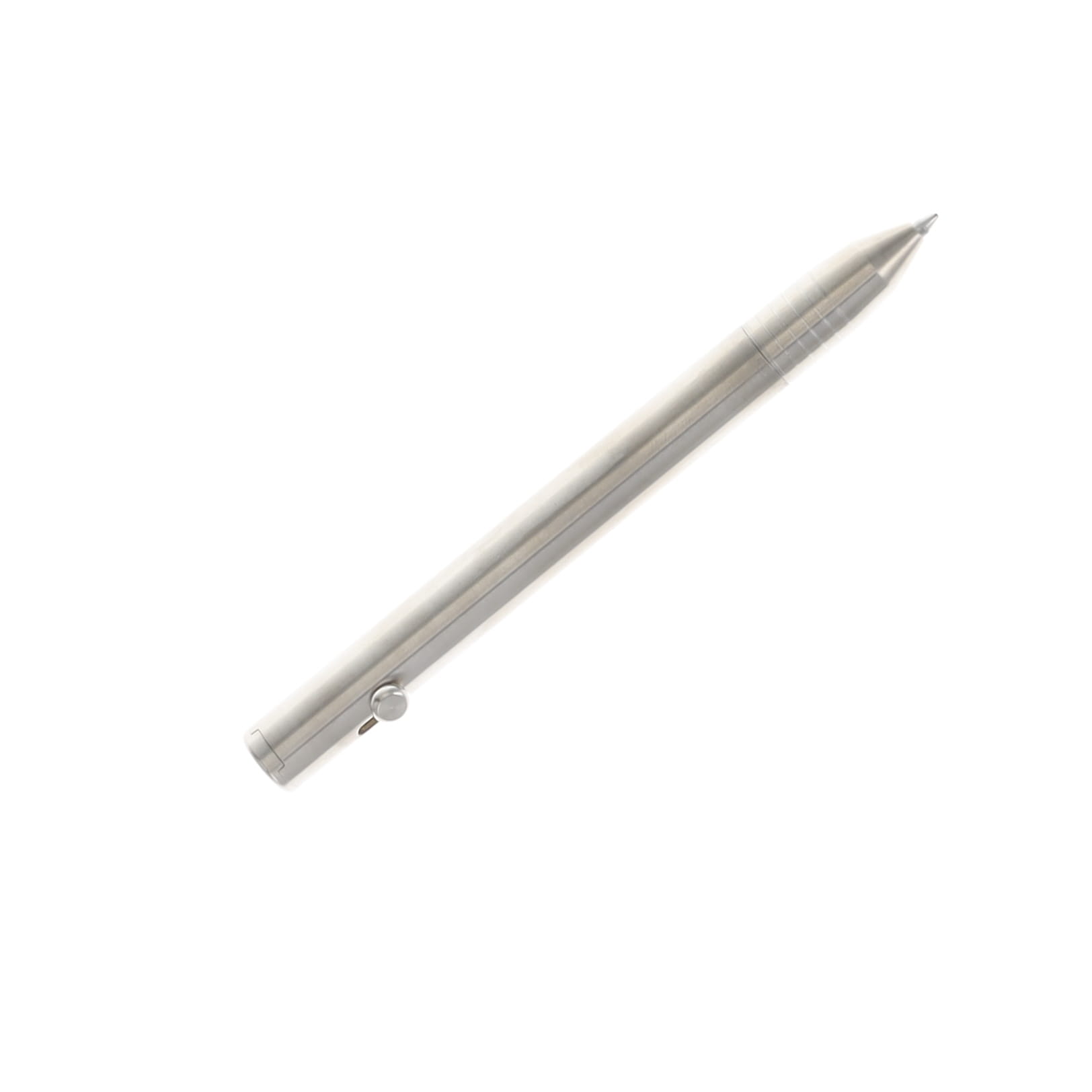 Big I Design Base Line Titanium Bolt Action EDC Pen - Raw BIGI19 View 3