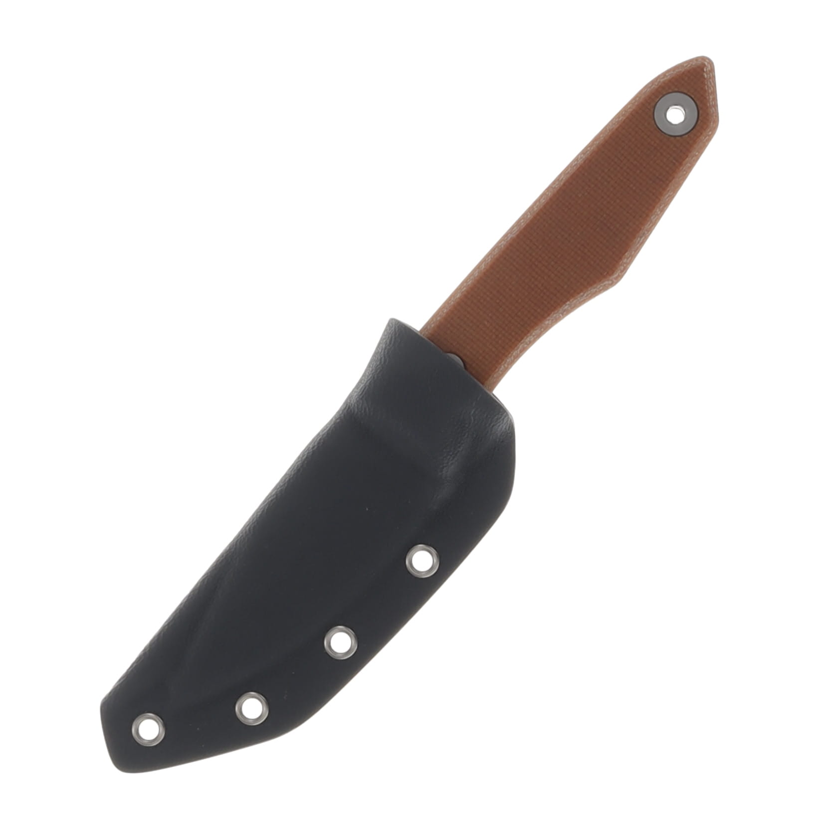 Big I Design USA Lookout Natural 2.2in. Plain Satin Drop Point BIGI24 View 3
