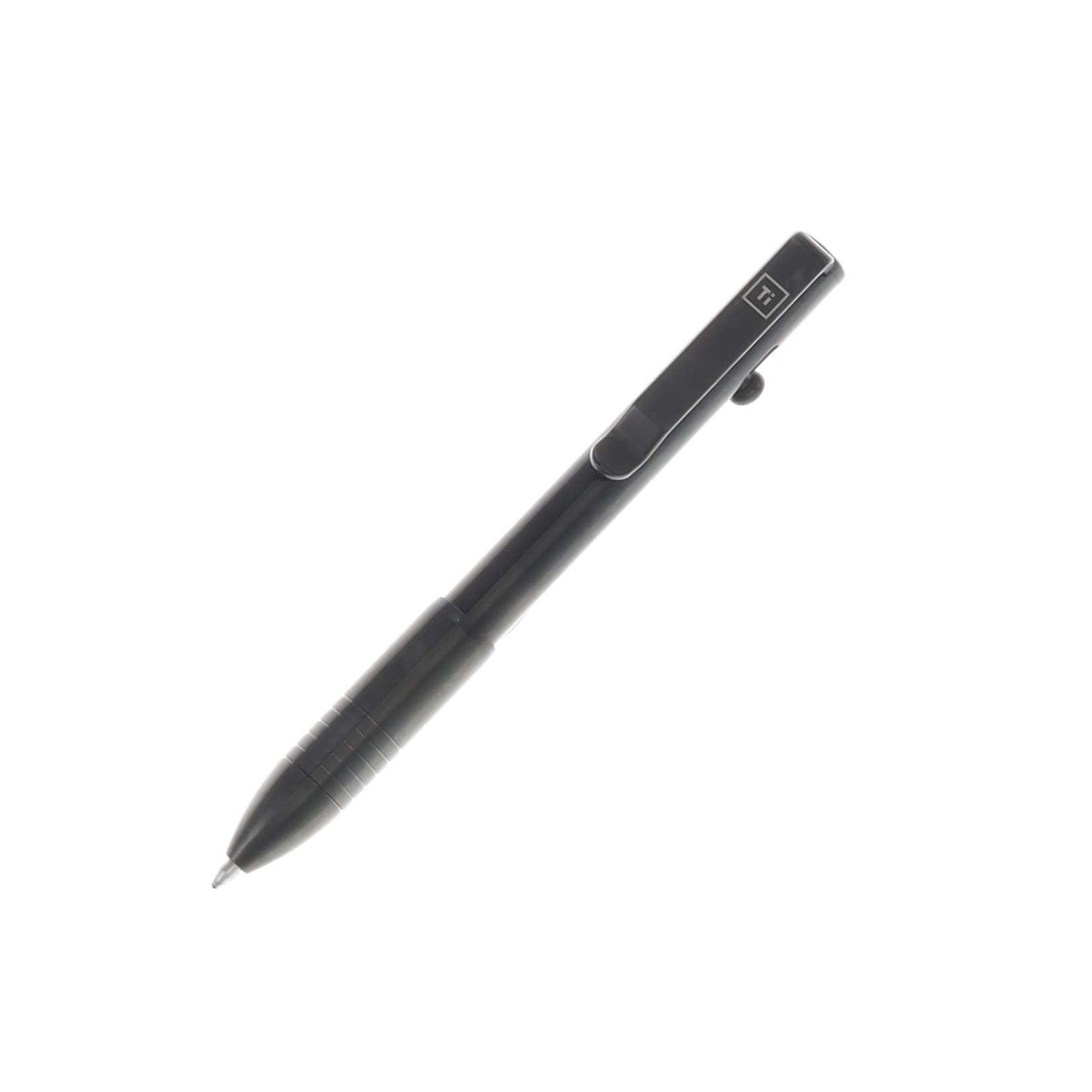 Big I Design Bolt Action Pen Titanium DLC Black BIGI34 View 1