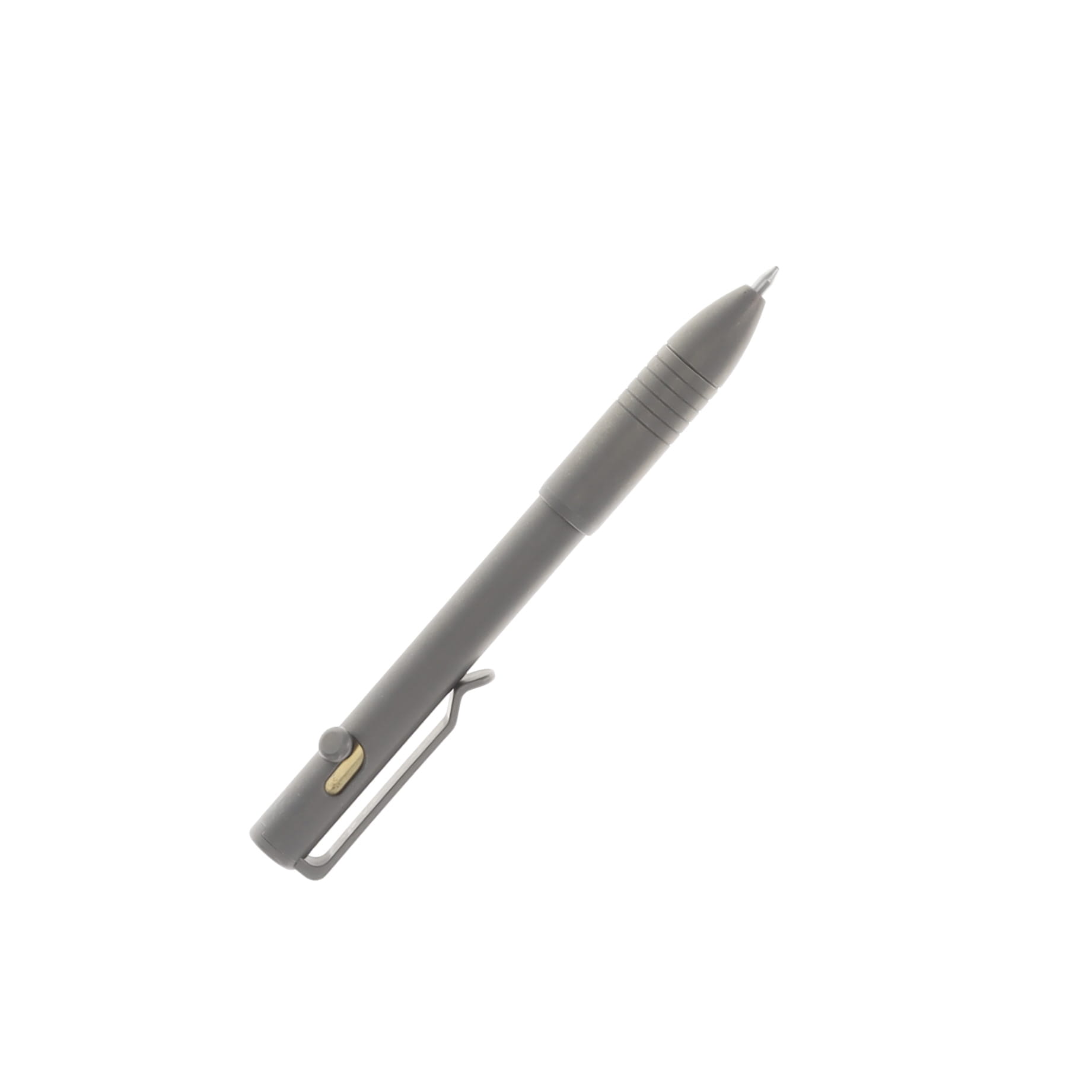 Big I Design Bolt Action Pen Titanium Stonewashed BIGI35 View 2