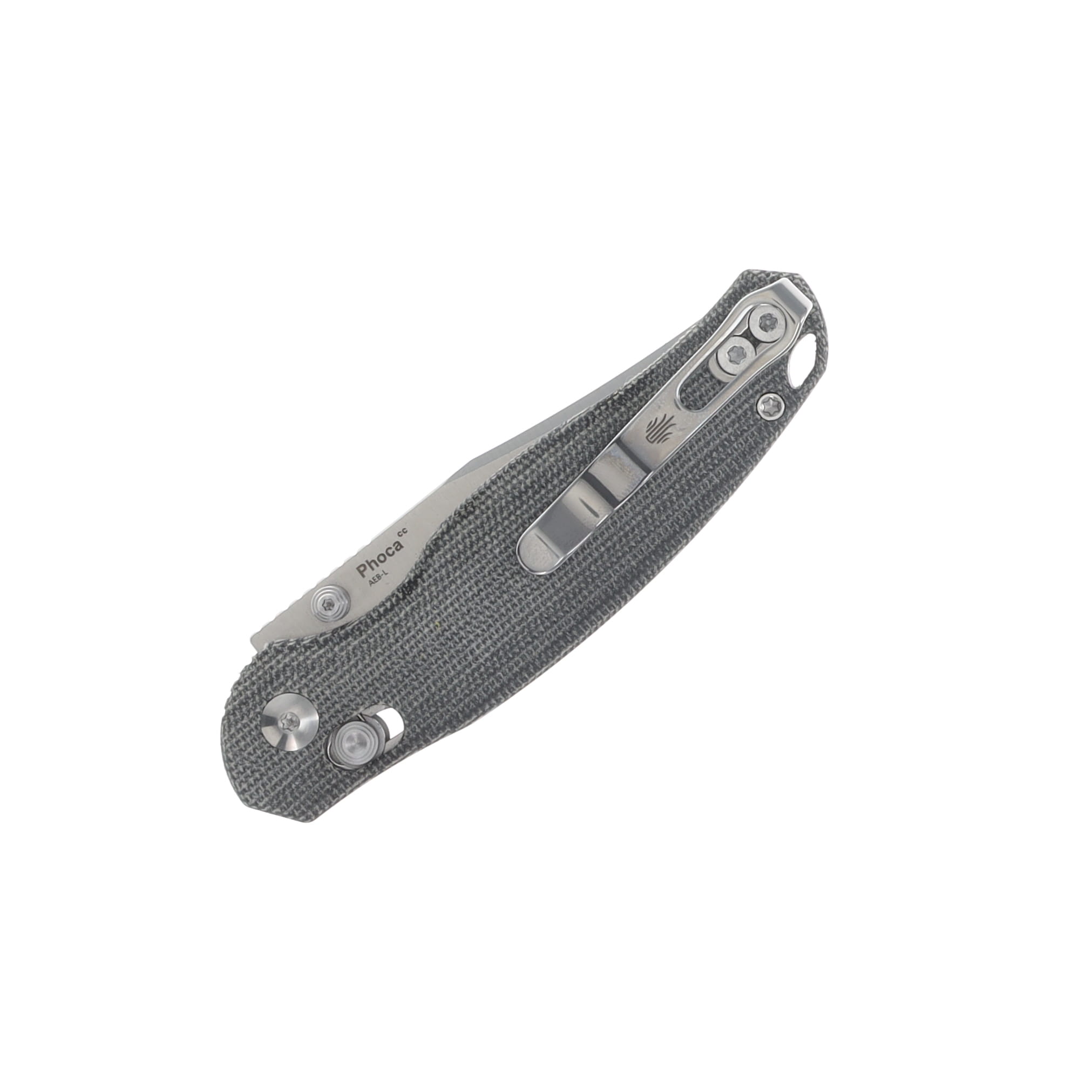 Kizer Phoca CC Folding Knife 2.9in Plain Satin Clip Point V3780A3 View 4