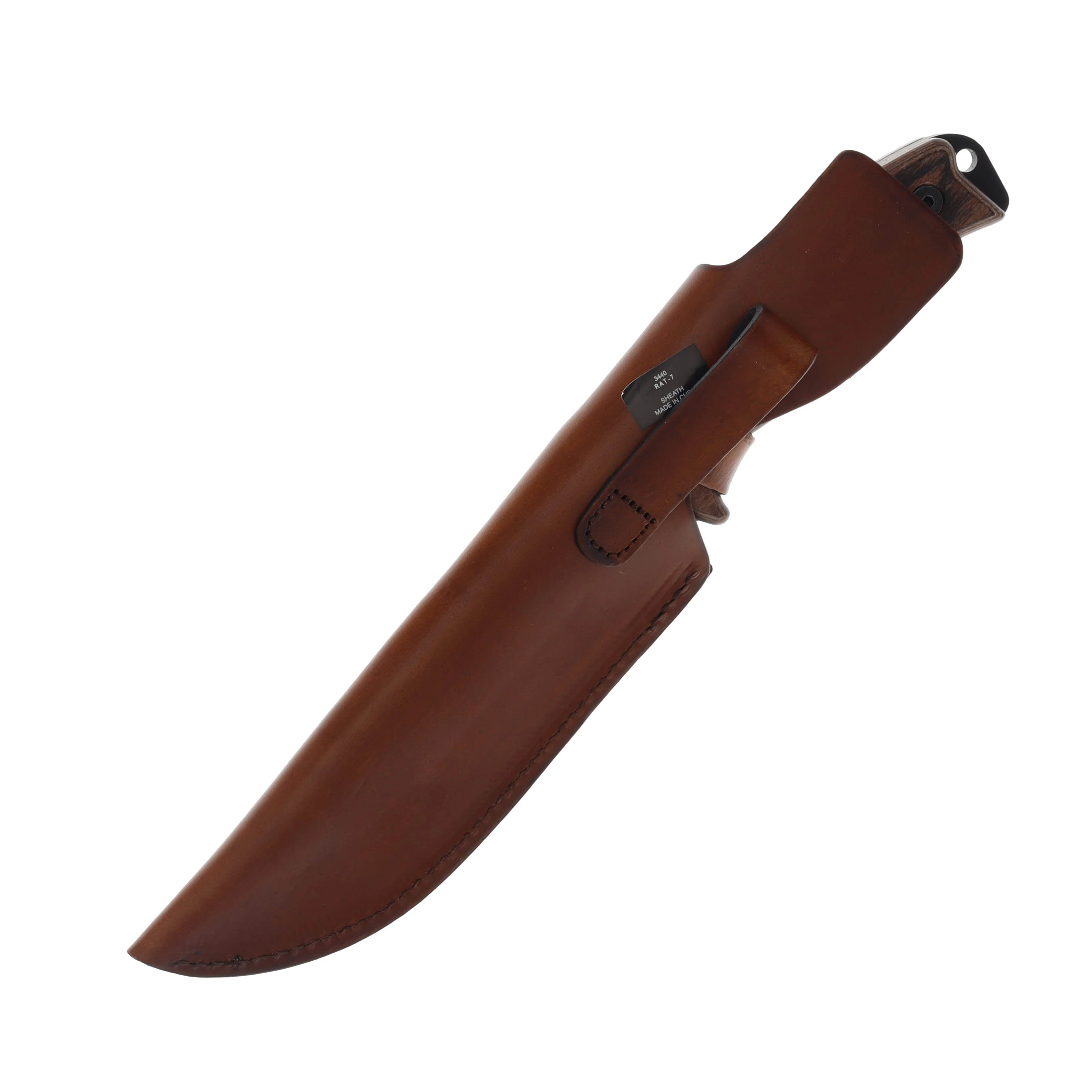 Ontario RAT-7 Adventurer Fixed Knife Laminated Wood Handle With Sheath Ontario RAT-7 Adventurer Fixed Knife Laminated Wood Handle With Sheath ON8651 View 4