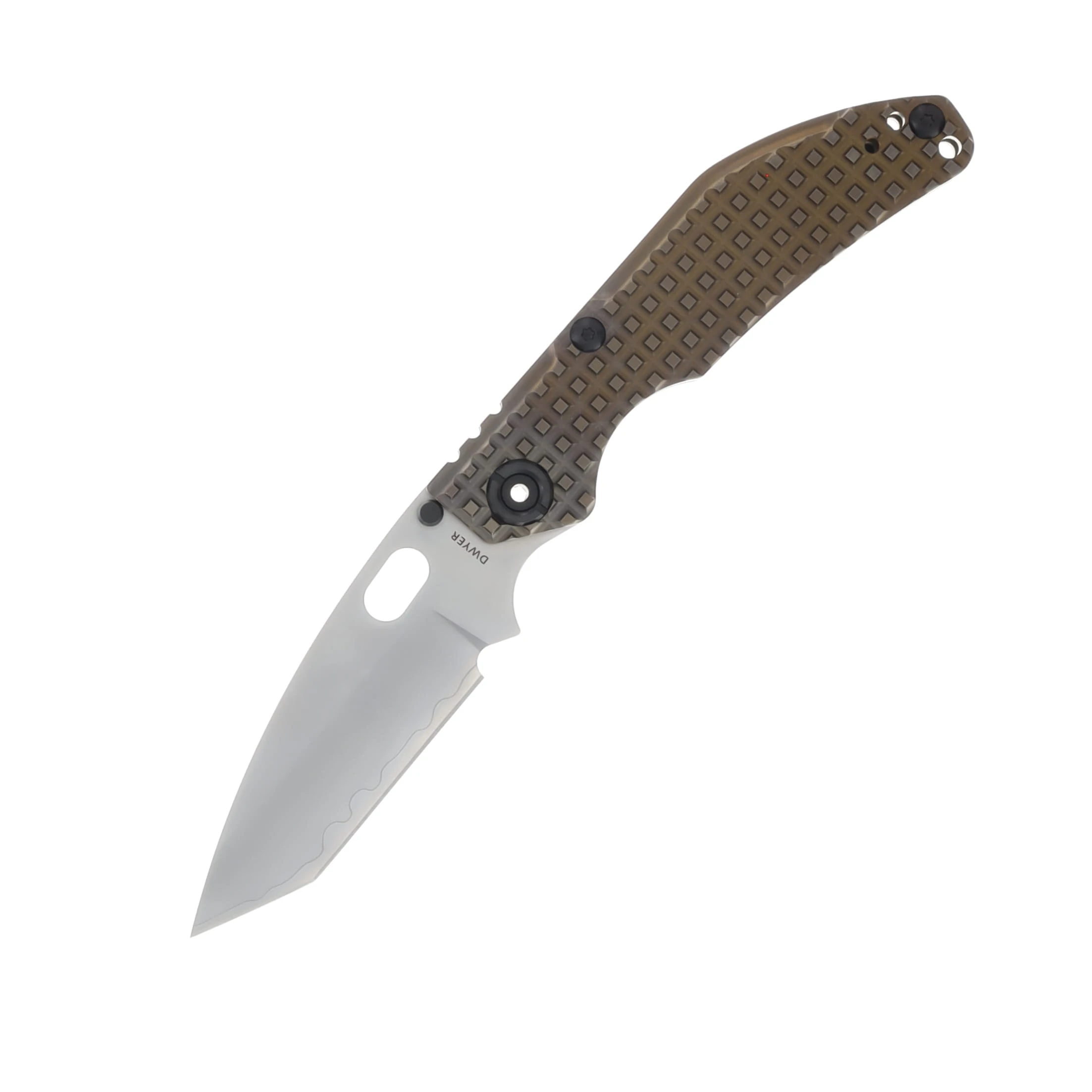 North Mountain Blade BBNM Folding Knife 2522-BZ-G Tanto/Grid Champagne Titanium Handles 2522-BZ-G View 1