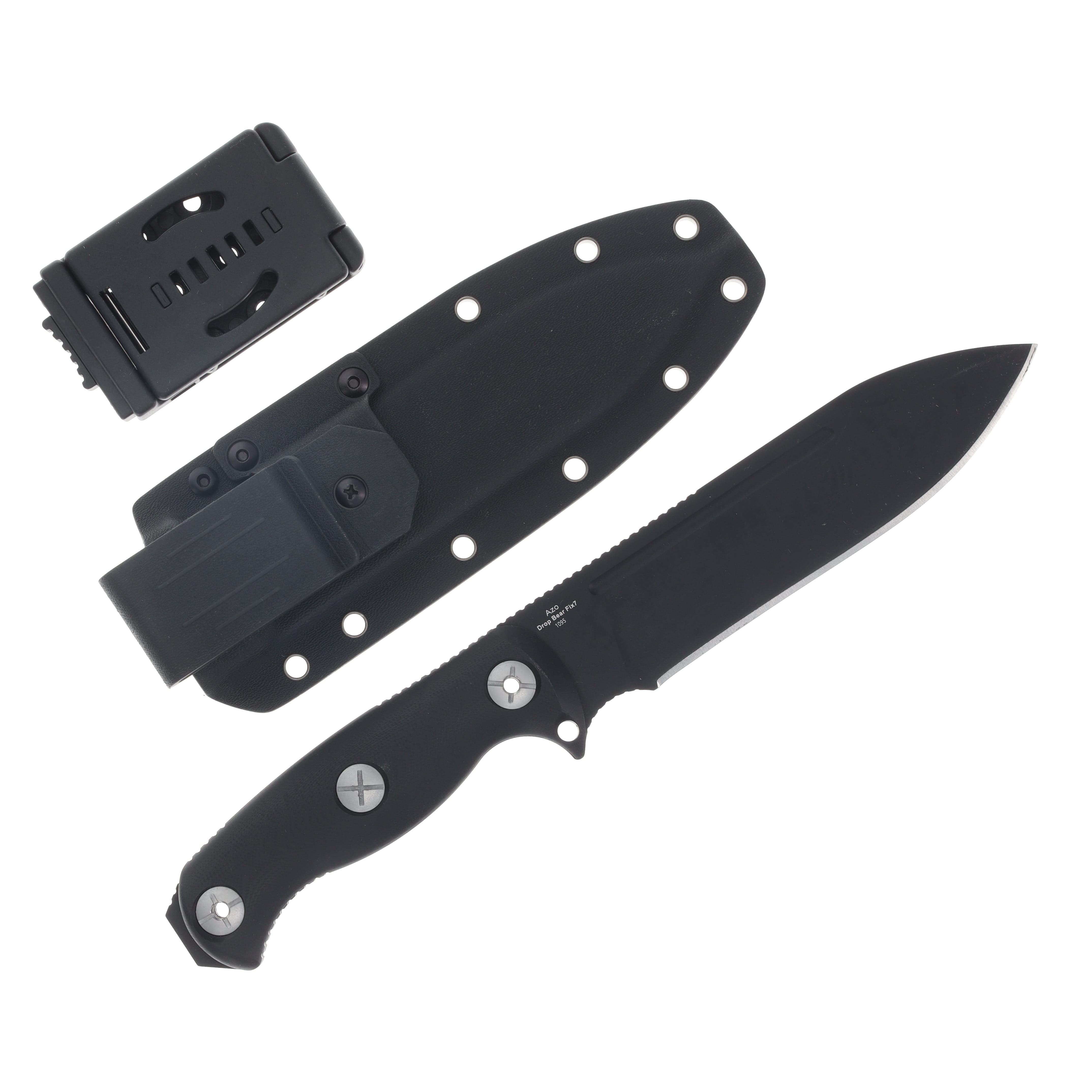 Kizer Drop Bear 7 Fixed Blade Blk 1103A2 View 2