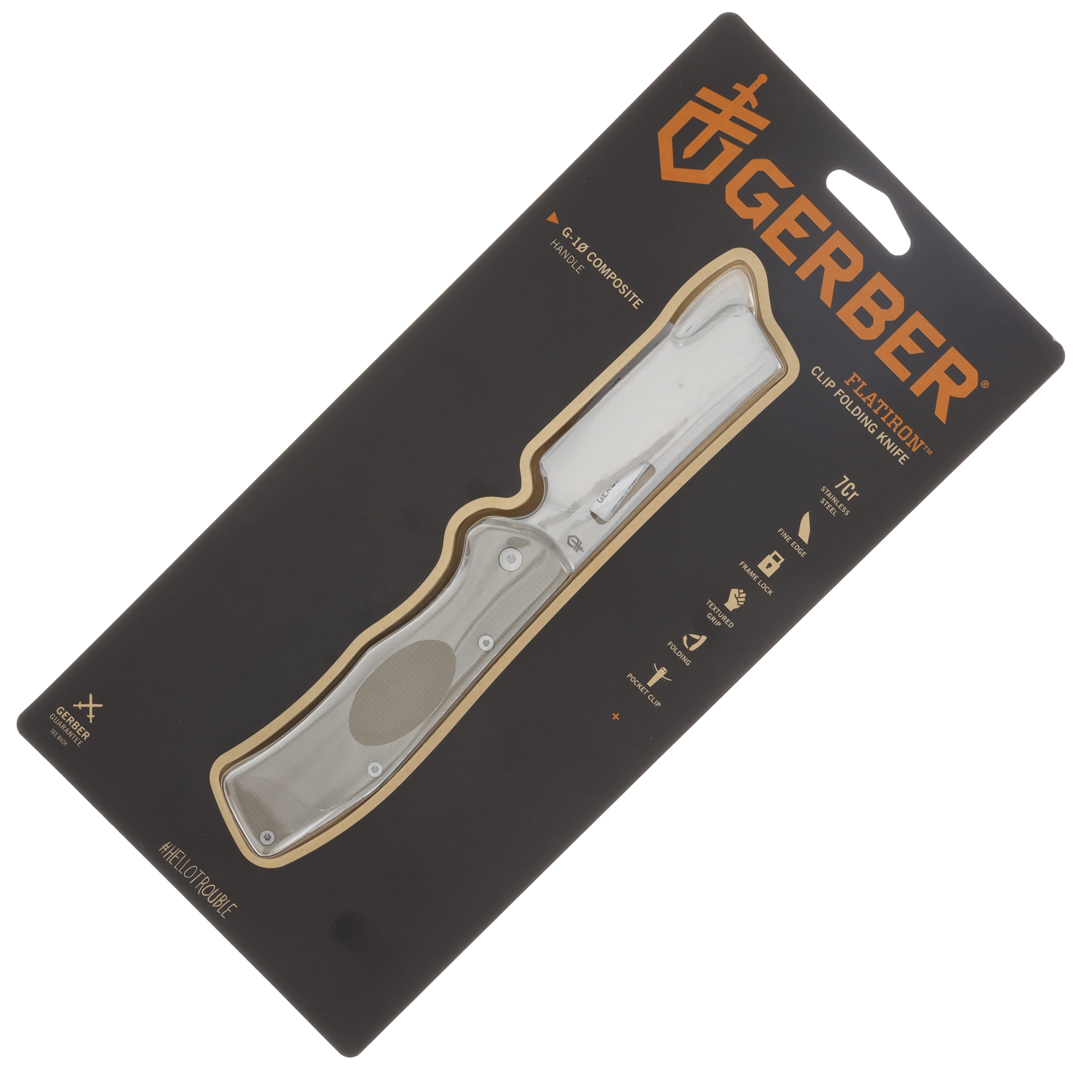 Gerber Flatiron Framelock G10 Tan G3476N View 5