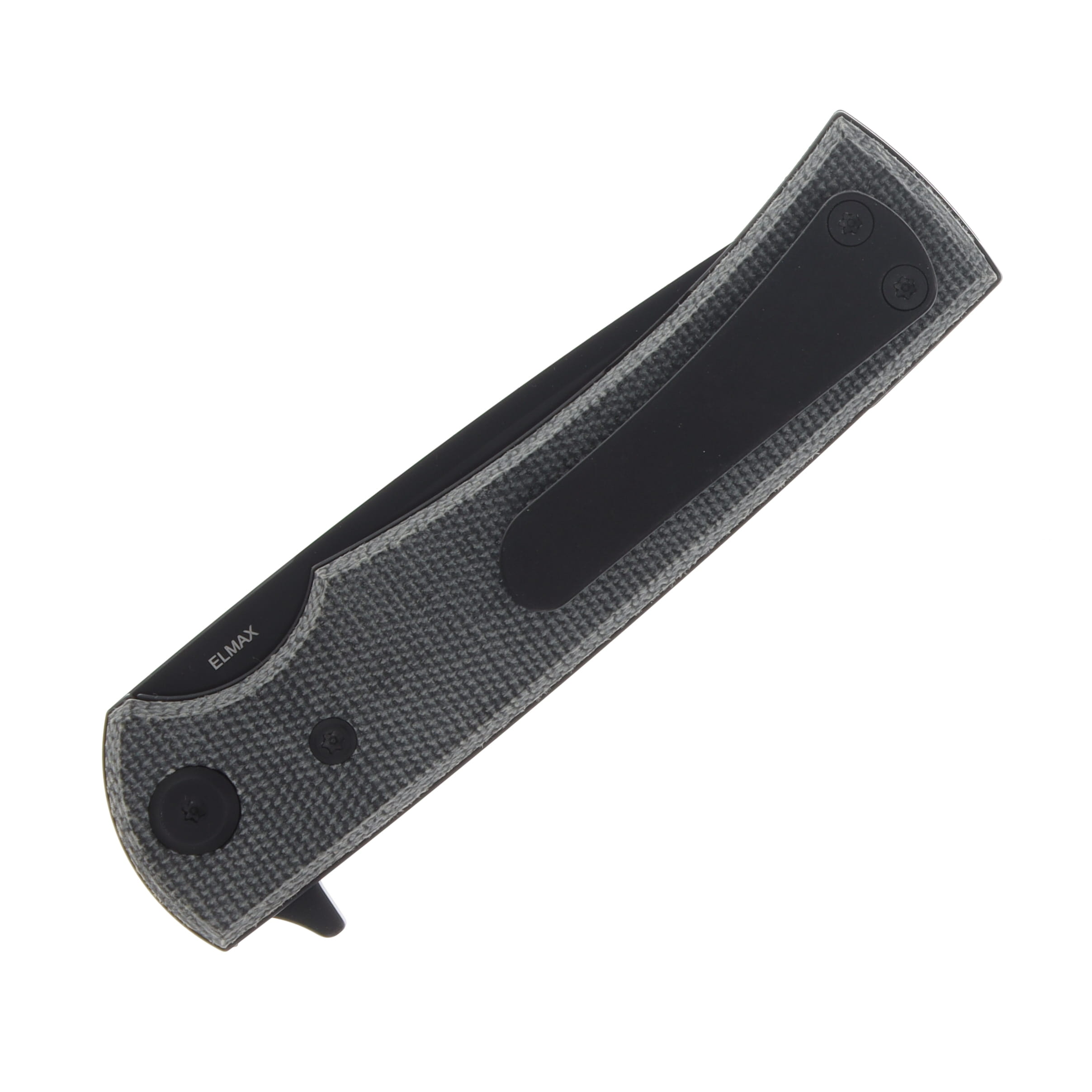 Chaves Liberation Street Folding Knife Blk Canvas Micarta - Blk PVD Tanto Blade CHAV14323 View 5