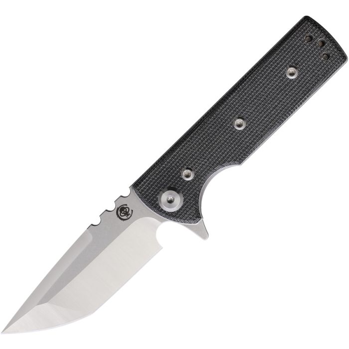 Chaves TAK Folding Knife Black Micarta Handle SW Tanto Blade CHAV14239 View 1