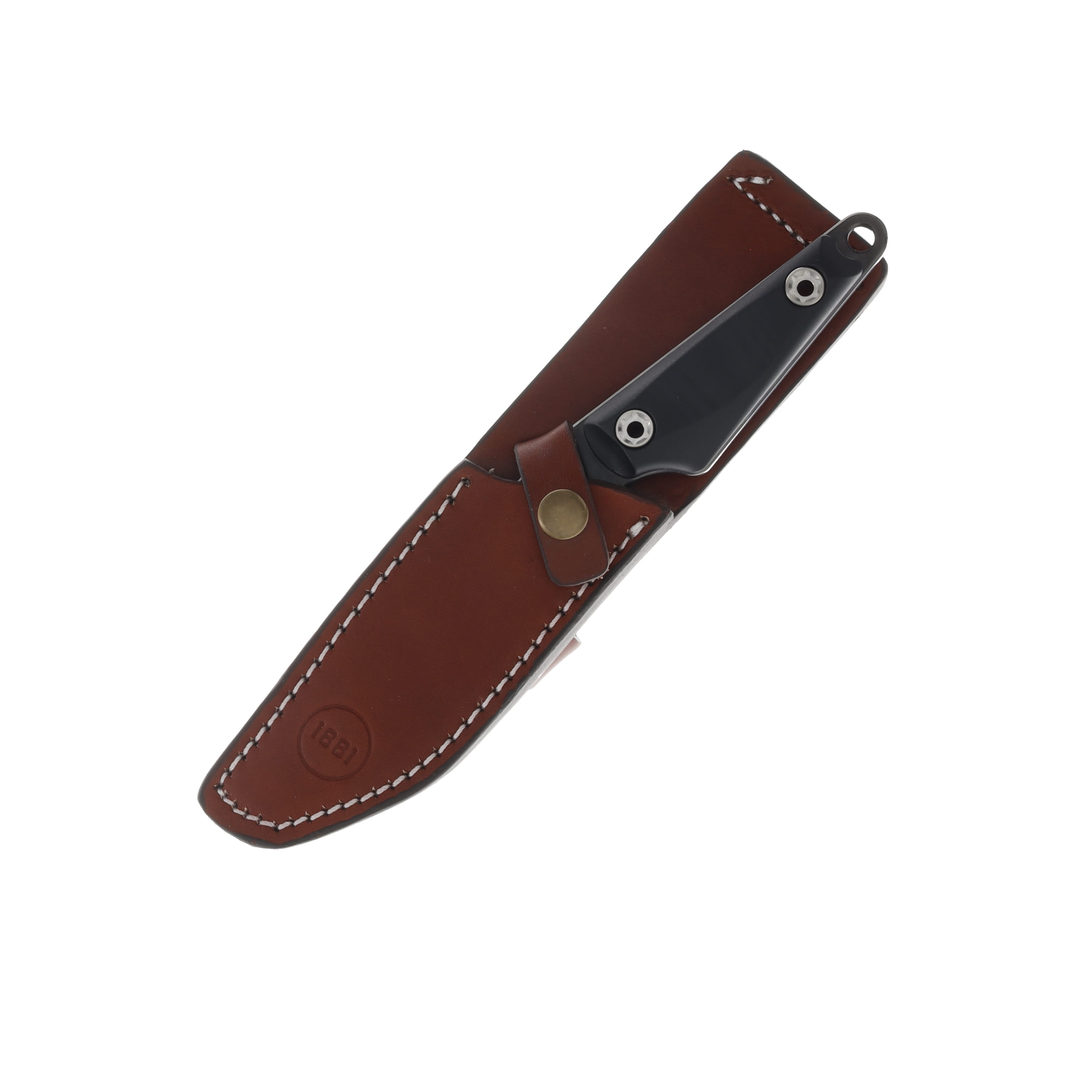 Main Street Knives UDT Fixed Knife 3.5in Plain Black Wharncliffe MMS030 View 3