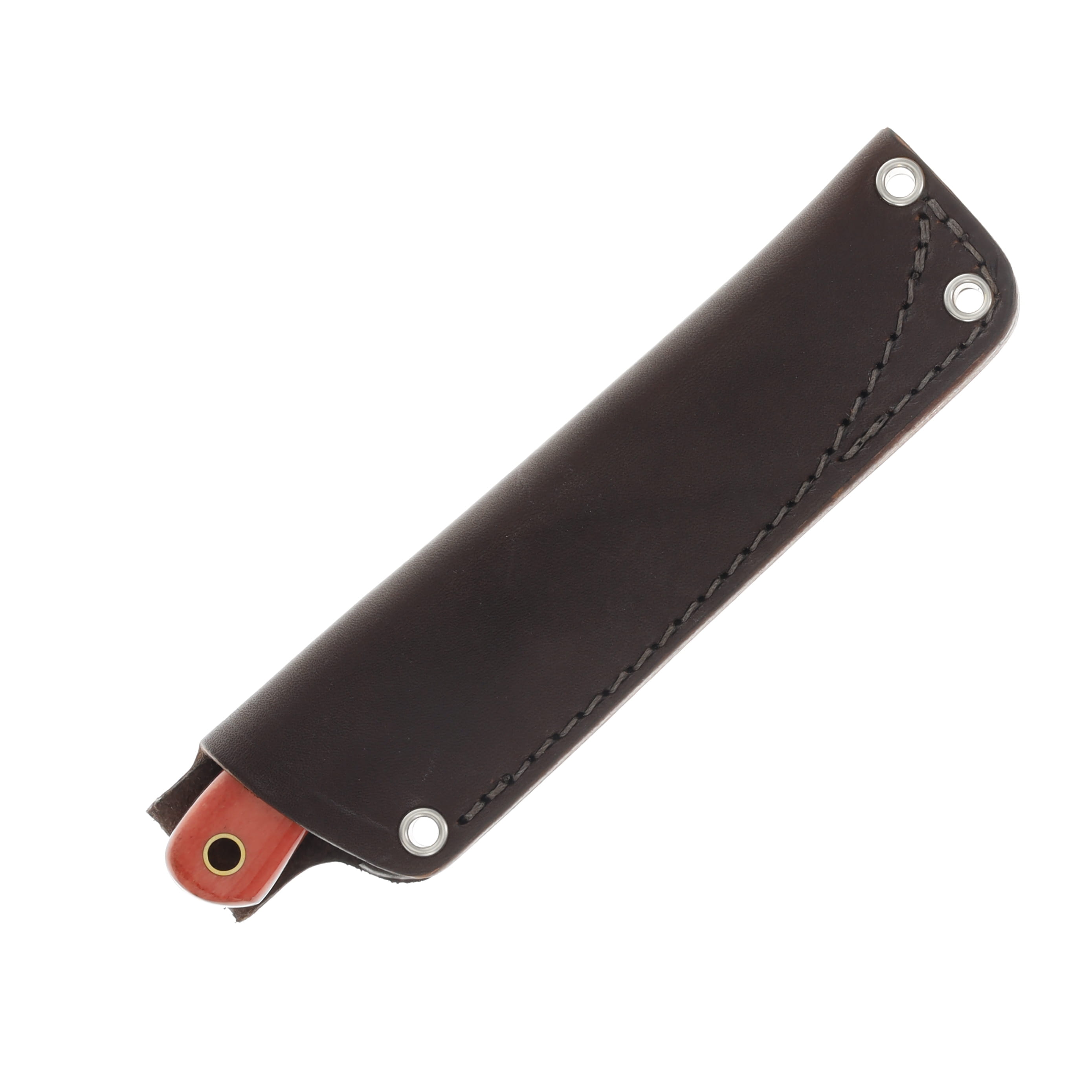 LT Wright Bandit AEB-L Flat Grind Blade Red Dyed Bone Black Liners LT043 View 3