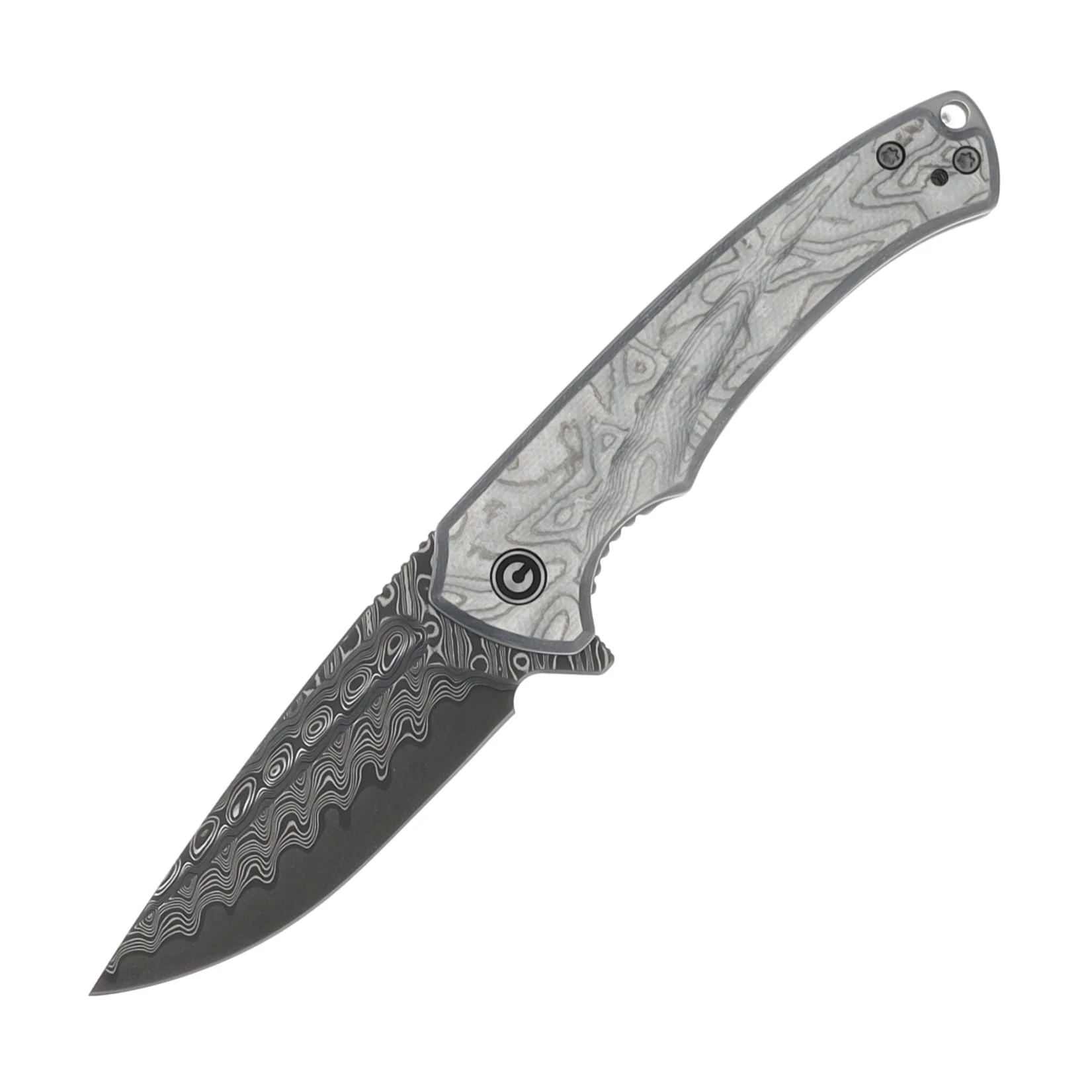 CIVIVI Voidflare Folding Knife Gray 2.92in Plain Drop Point C24040-DS1 View 1