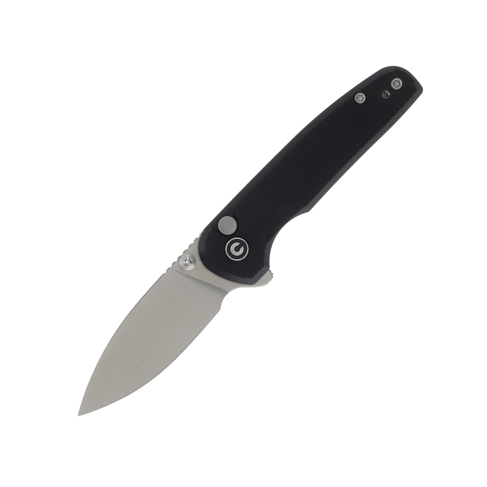 CIVIVI Mini Shakan Folding Knife Ripple 2.48in Plain Satin Drop Point C20052F-1 View 1