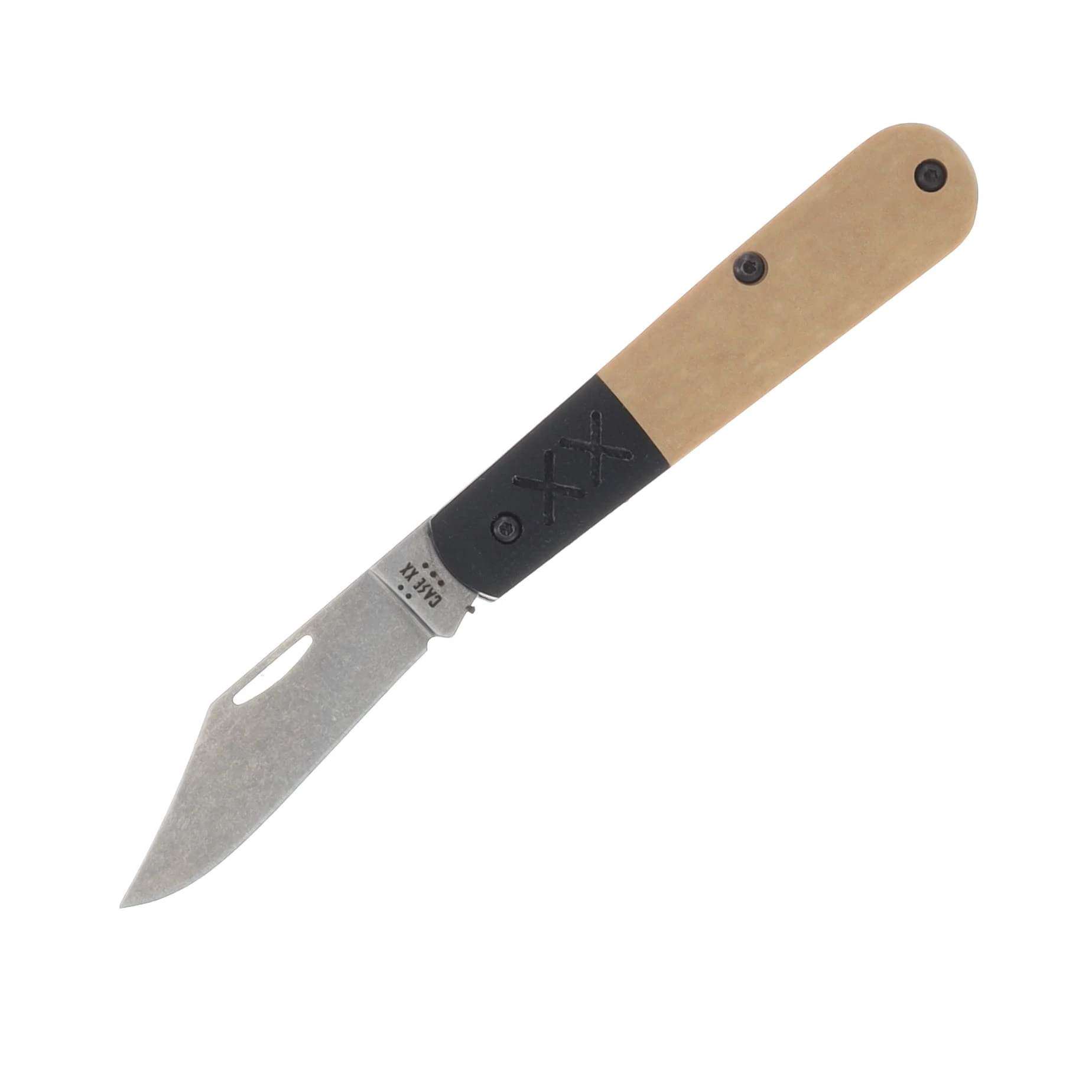 Case XX Crossroads XR Series Barlow Folding Knife S35VN/Smooth Tan Richlite and Black G-10 CA53160 View 1
