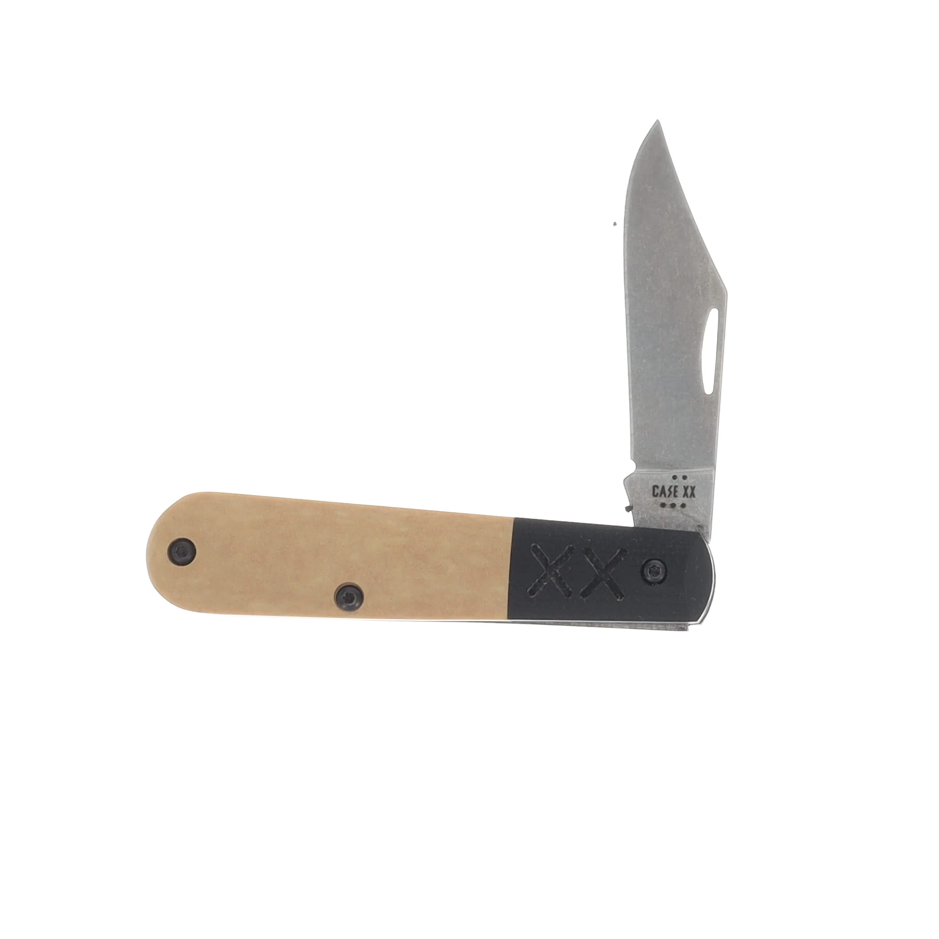 Case XX Crossroads XR Series Barlow Folding Knife S35VN/Smooth Tan Richlite and Black G-10 CA53160 View 3