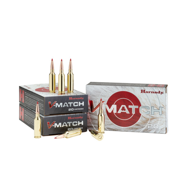 Hornady Ammo V-Match 22 Creedmoor 69 gr ELD-VT Ammunition - 20 Rounds 83414 View 1