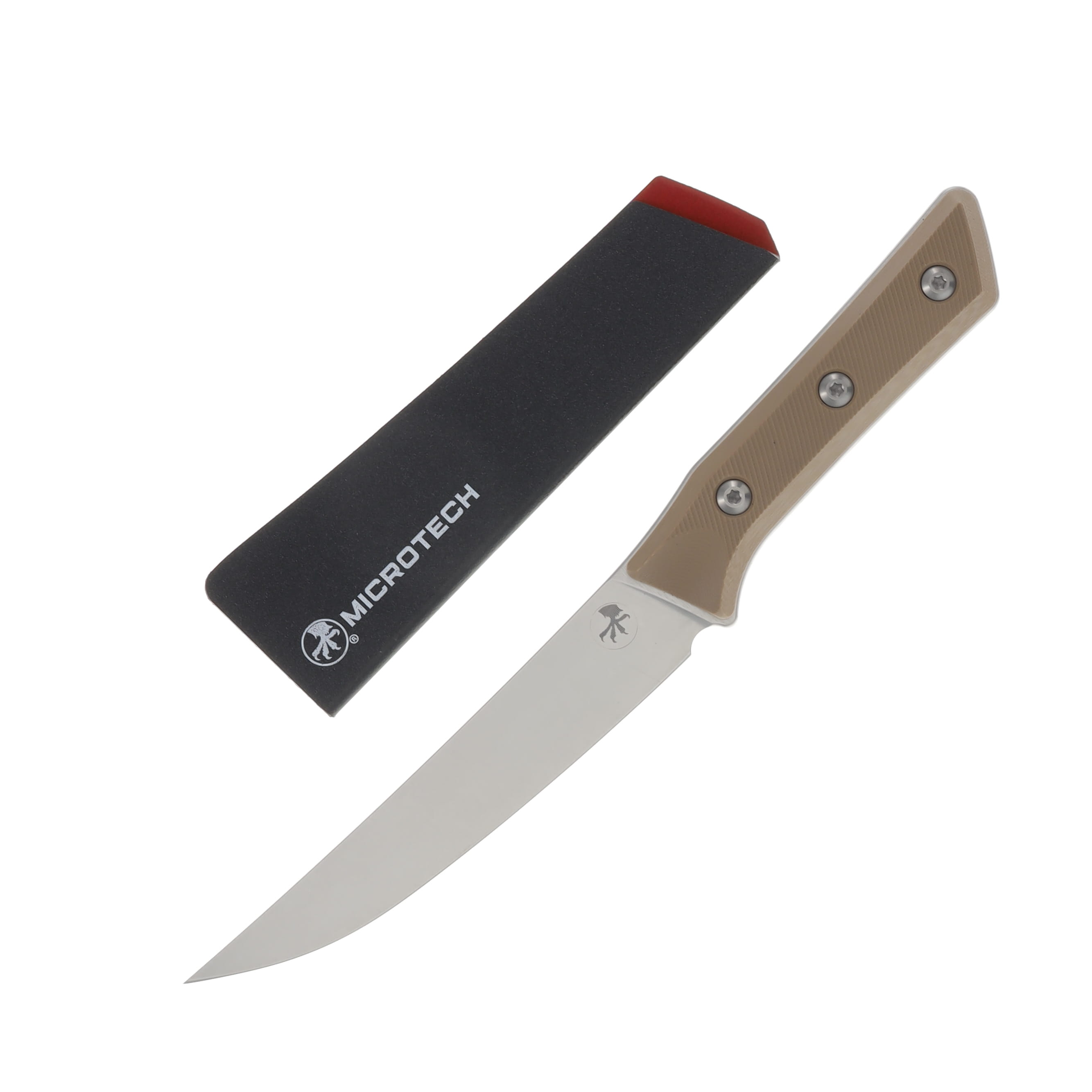 Microtech Boning Knife Coyote Tan 6.12in Plain Stonewash Boning MT310010CE View 1