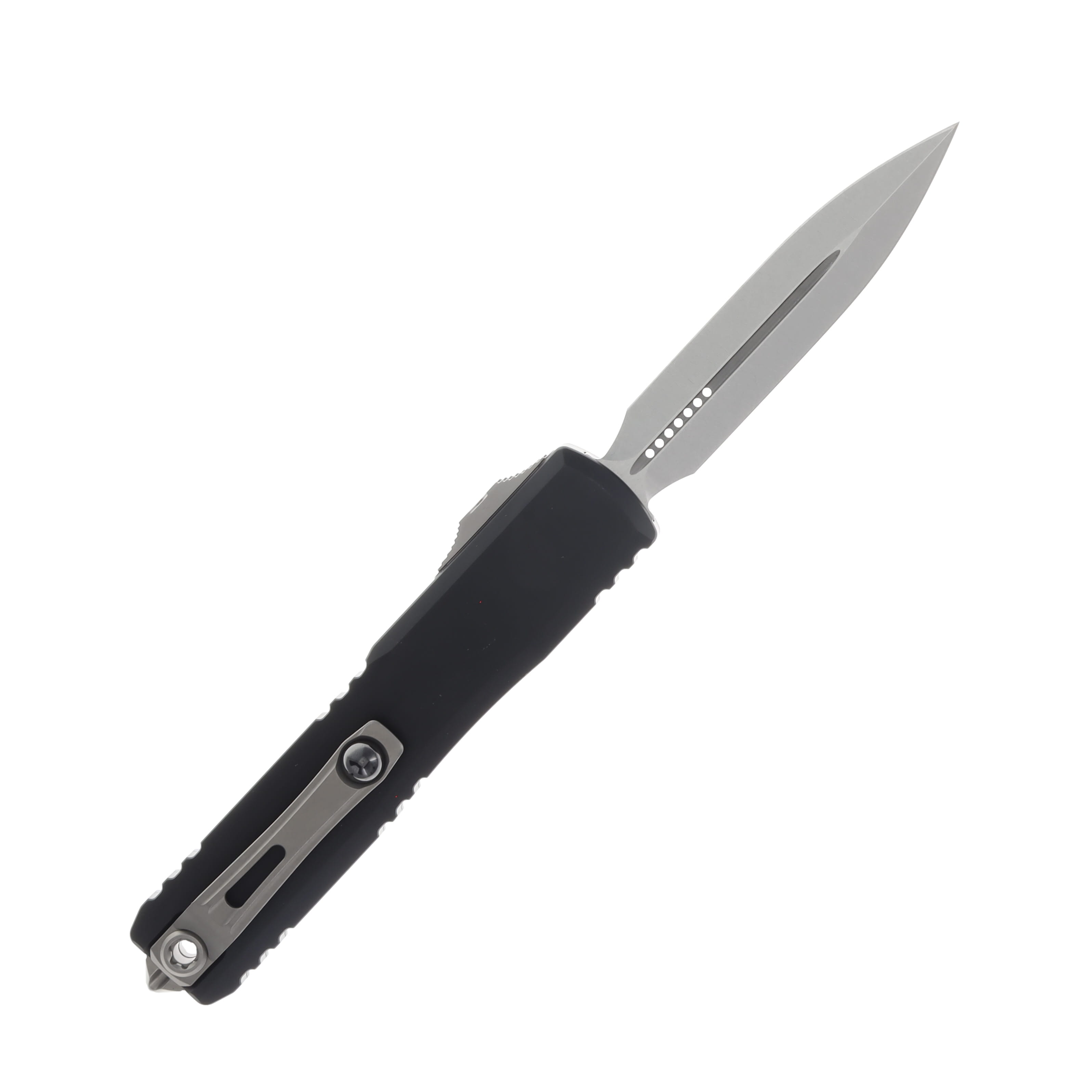 Microtech Ultratech Gen IV D/E OTF Automatic Knife Black SW Dagger AUMT1122410 View 2
