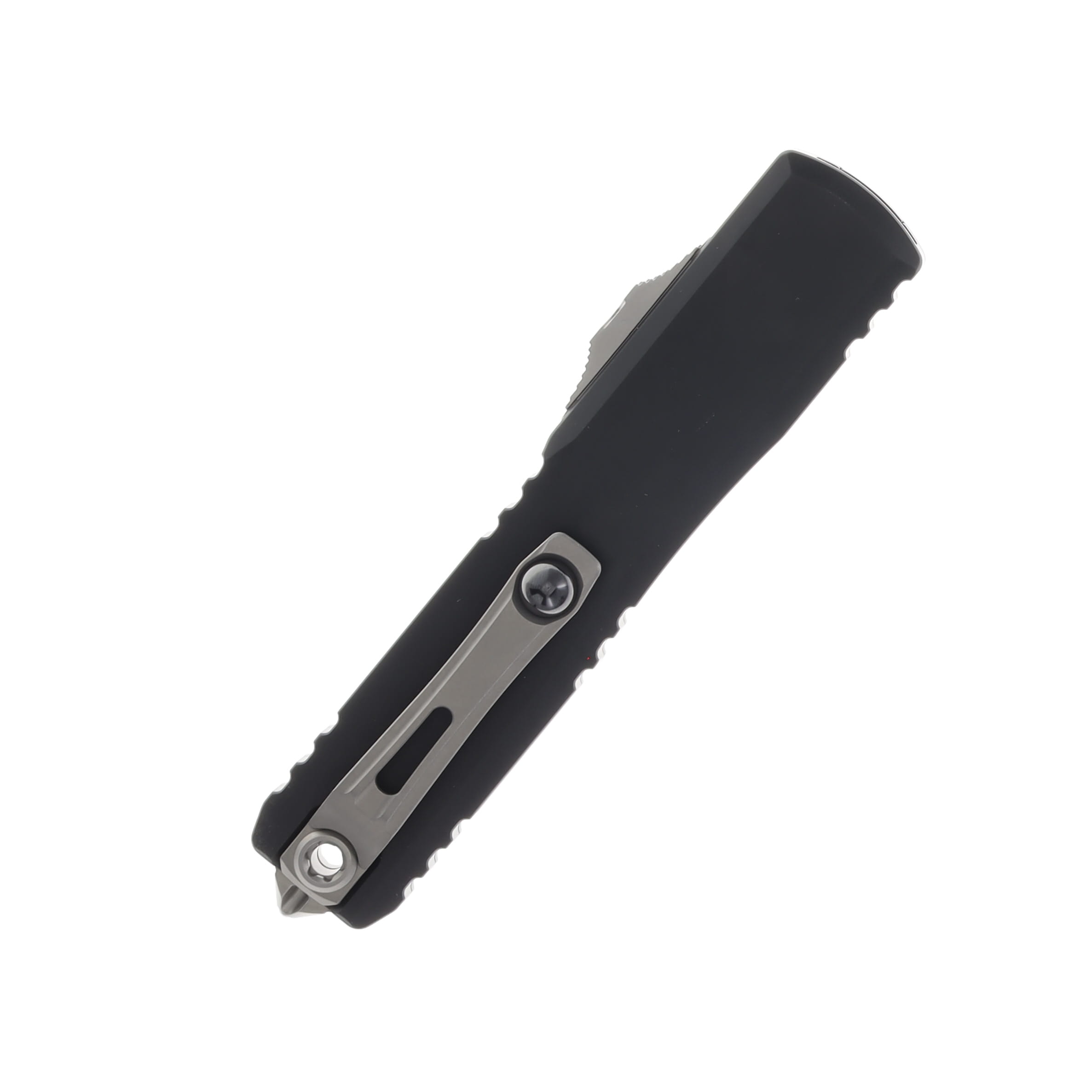 Microtech Ultratech Gen IV D/E OTF Automatic Knife Black SW Dagger AUMT1122410 View 3