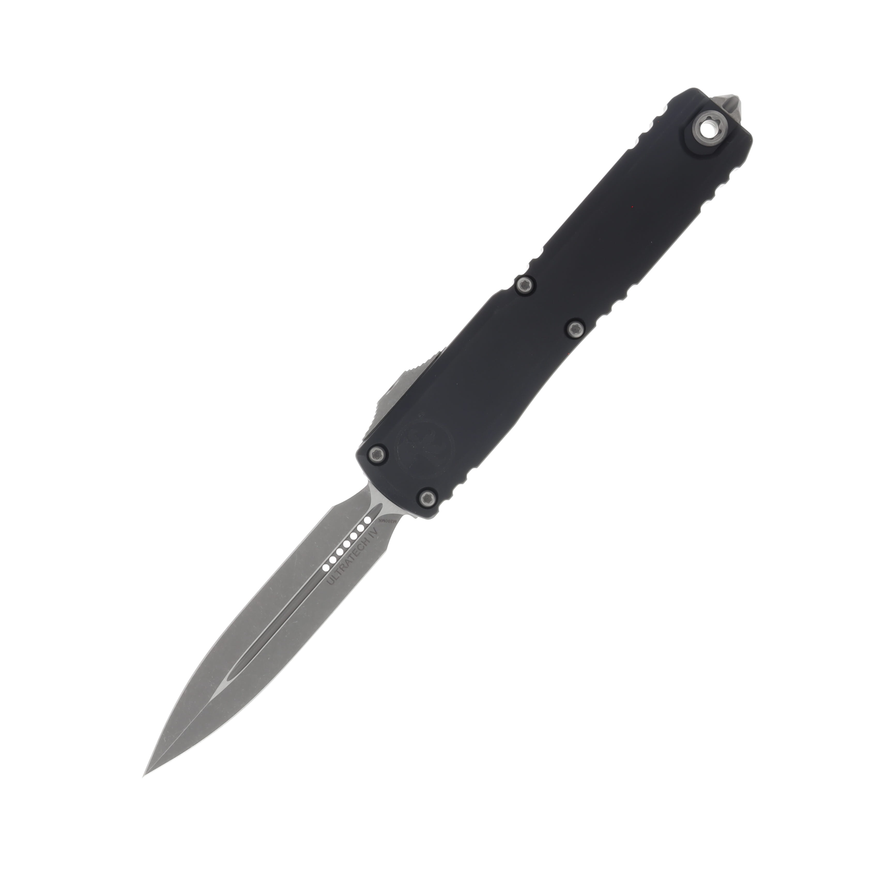 Microtech Ultratech Gen IV D/E OTF Automatic Knife Black Apoc Dagger AUMT1122410AP View 1