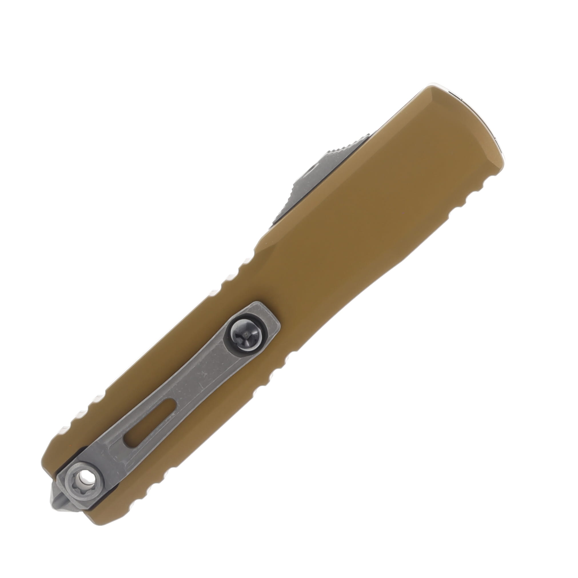 Microtech Ultratech Gen IV D/E OTF Automatic Knife Tan Apoc Dagger AUMT1122410APTA View 3