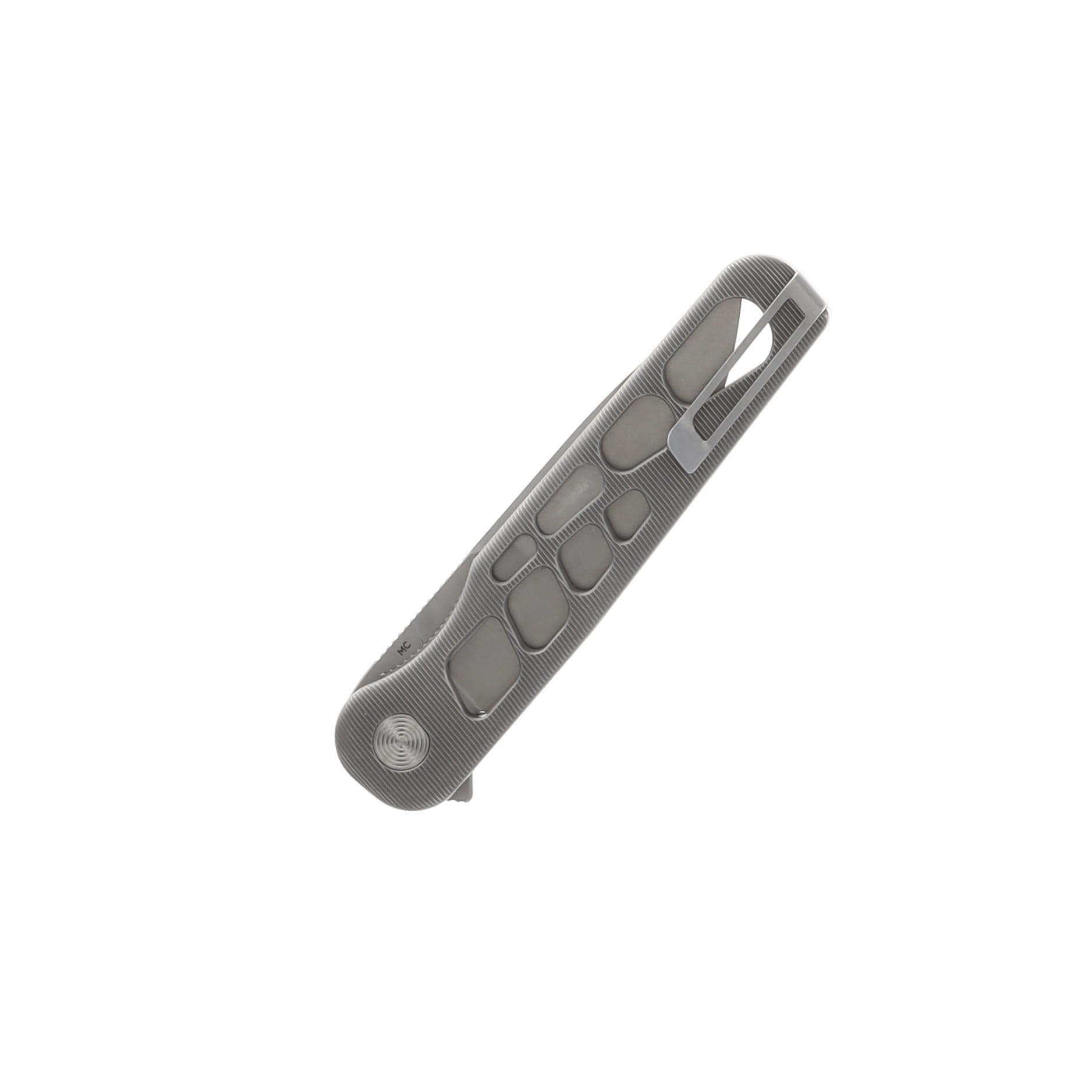 Tactile Skeletonized Rockwall Flipper Folding Knife Stonewash Magnacut/Titanium 20-GSW-MC01-TT01 View 4