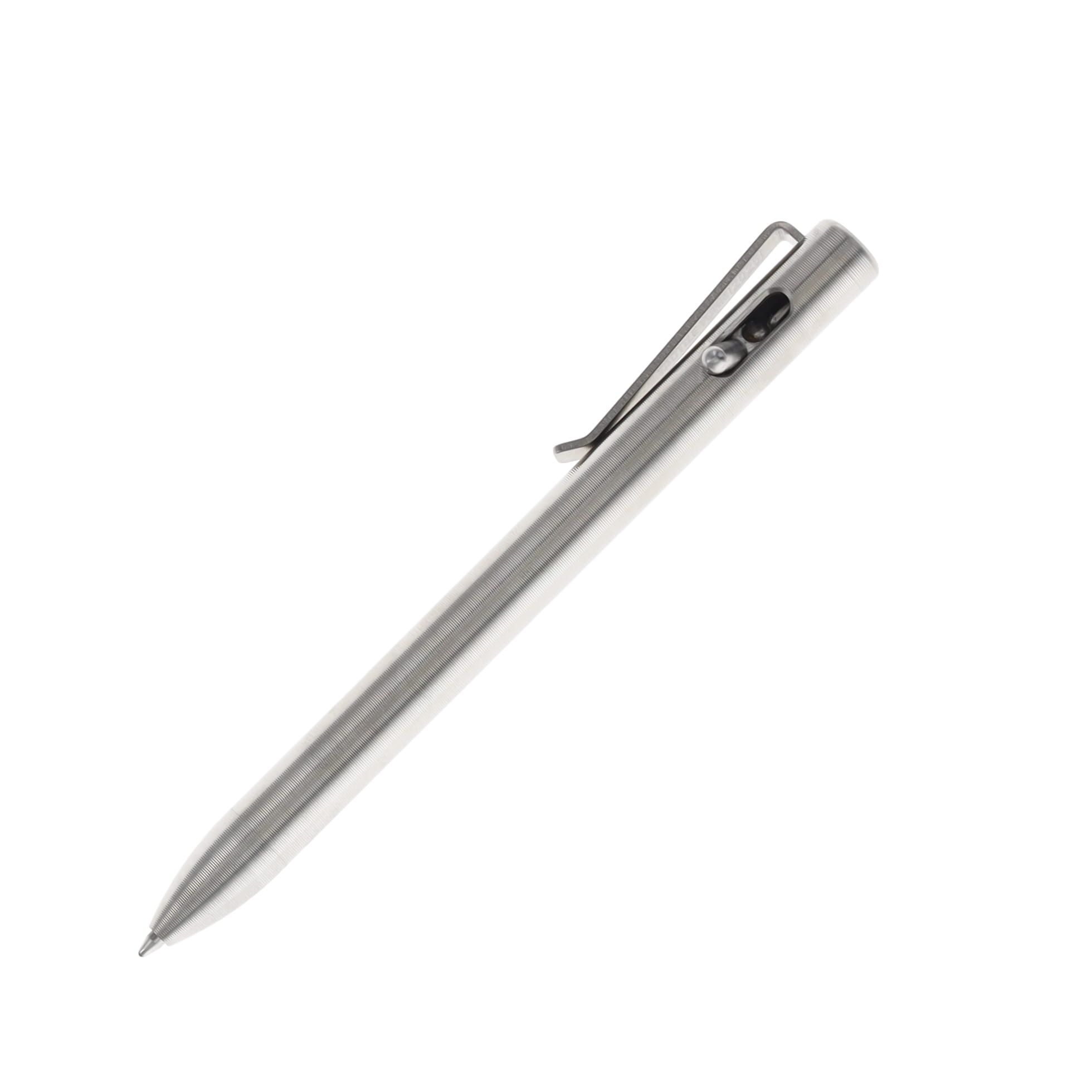 Tactile Turn Switch Pen Short 5.25" Machined Titanium 10-ST2-TTM-TTM View 1