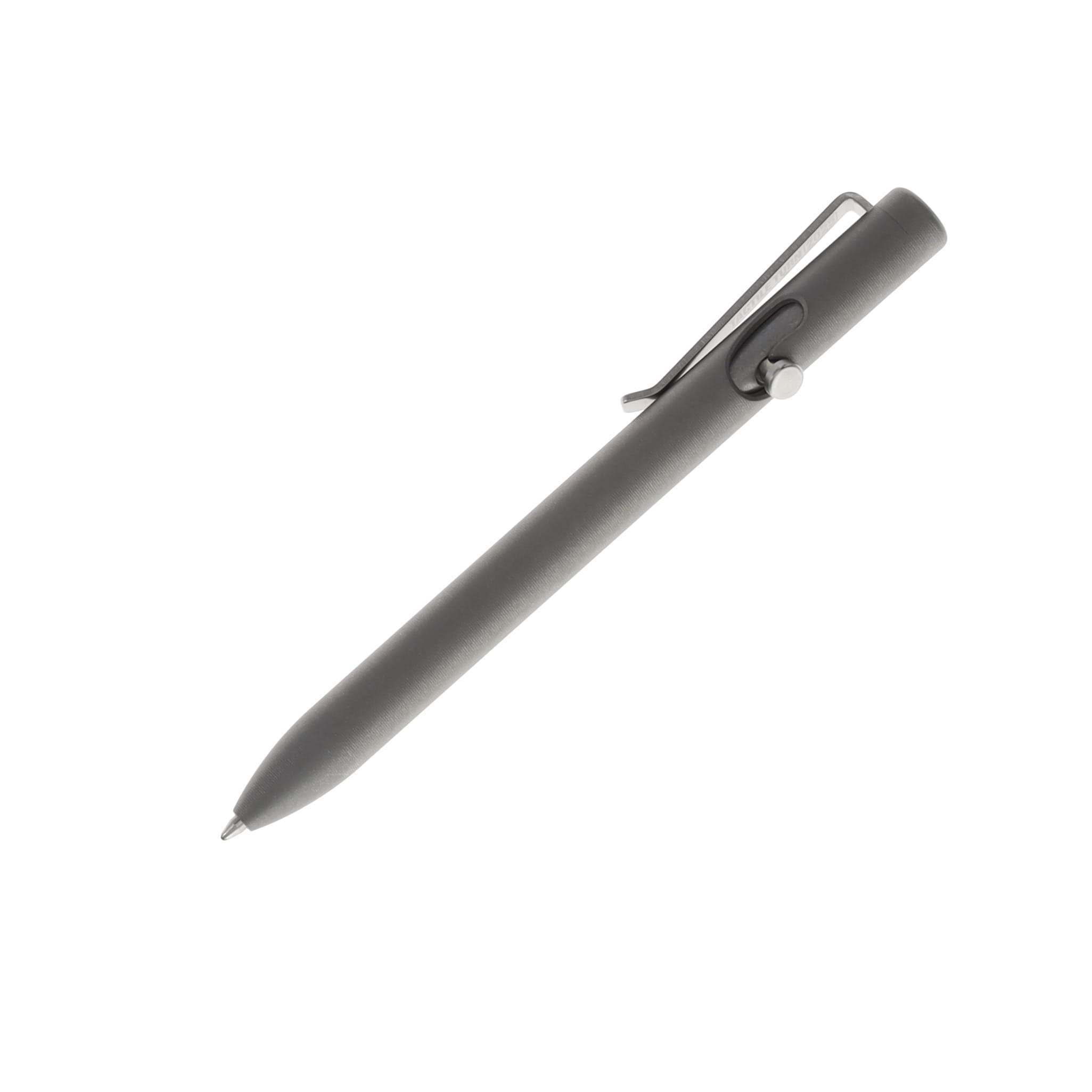 Tactile Turn Bolt Action Pen Short 5.1" Stonewashed Titanium 10-BA2-TTM-STW View 1